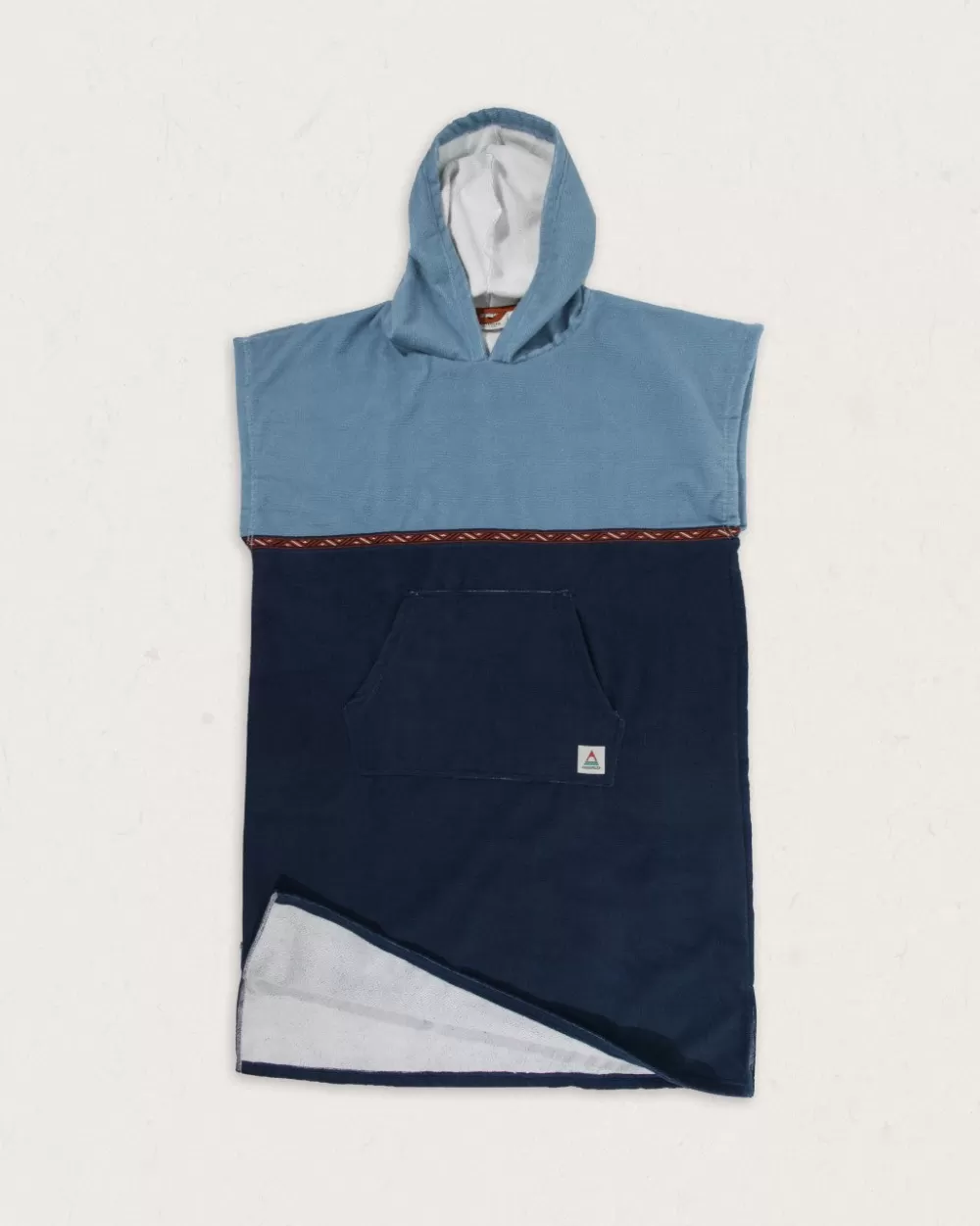 Floris van Bommel Coprispalla in Tessuto Riciclato Baja - Poncho Sostenibile con Stile Avventuroso