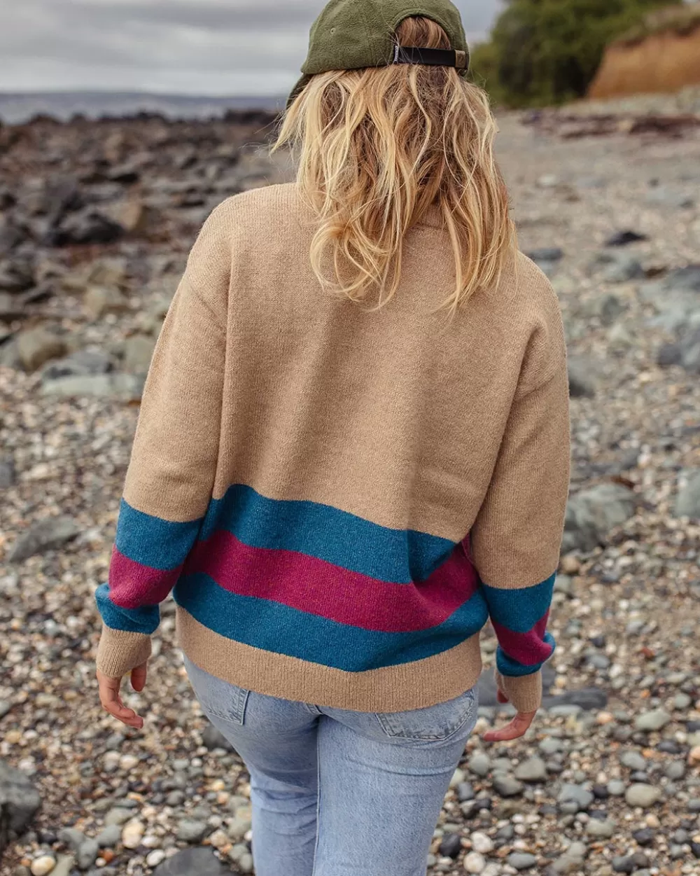Maglione Donna in Filo Rigenerato - Lavorazione Artigianale Passenger Bay