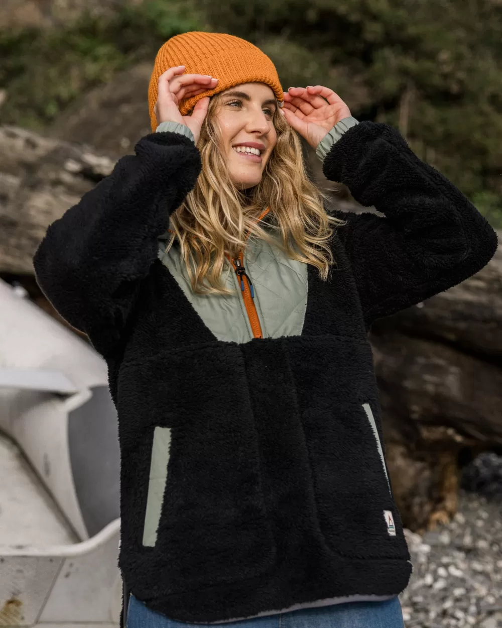 Giacca con Cappuccio Beaumont Passenger Donna - Felpa Sherpa Riciclata e Morbida
