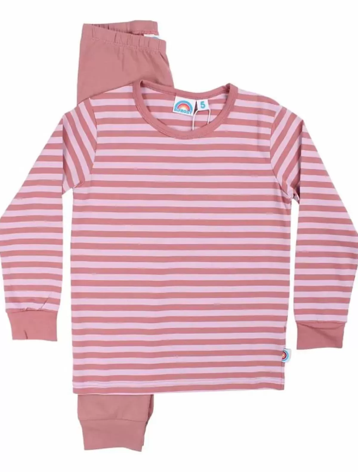 Børn Danefæ Bifrost Pigiama Notte Rosa - Tessuto Vintage con Doppia Gradazione di Colore