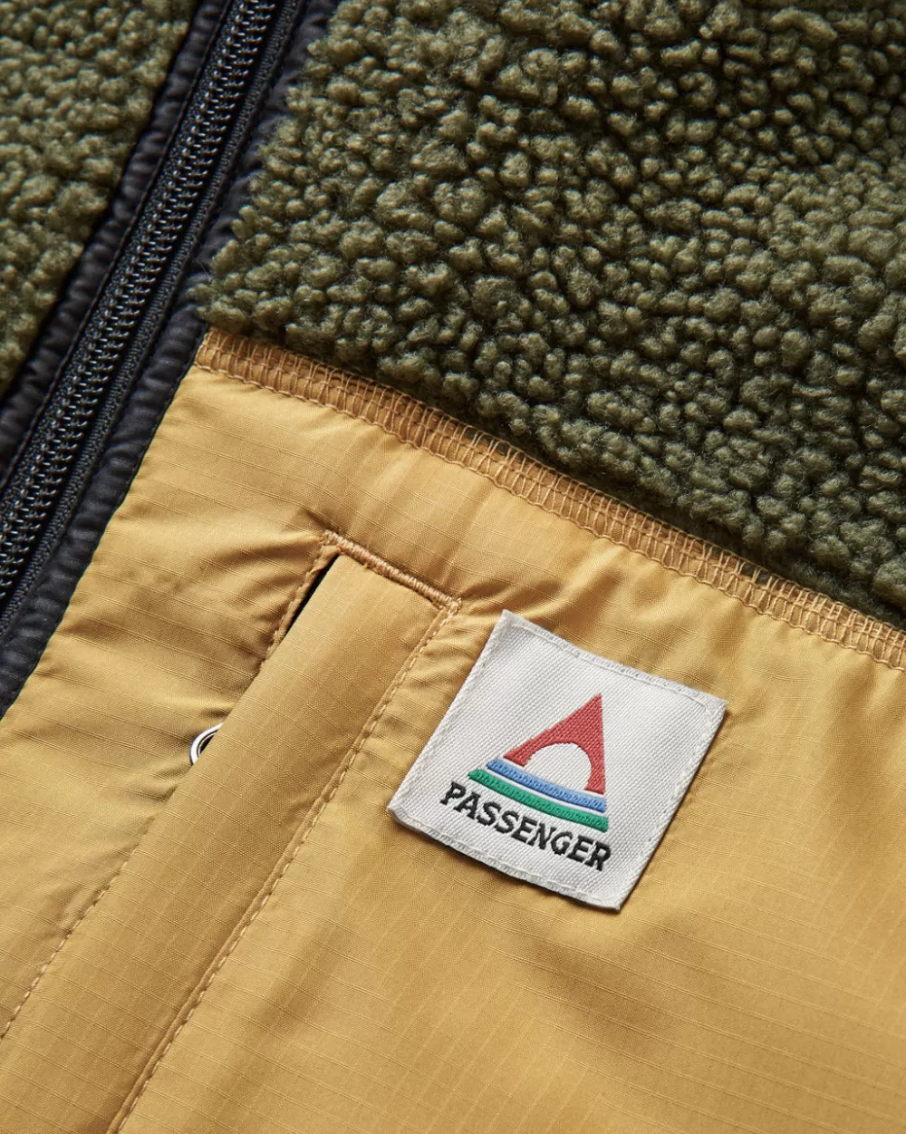 Floris van Bommel Giacca Born Explorer - Fodera Termica in Pile Riciclato con Rivestimento Sherpa Ultra-Morbido