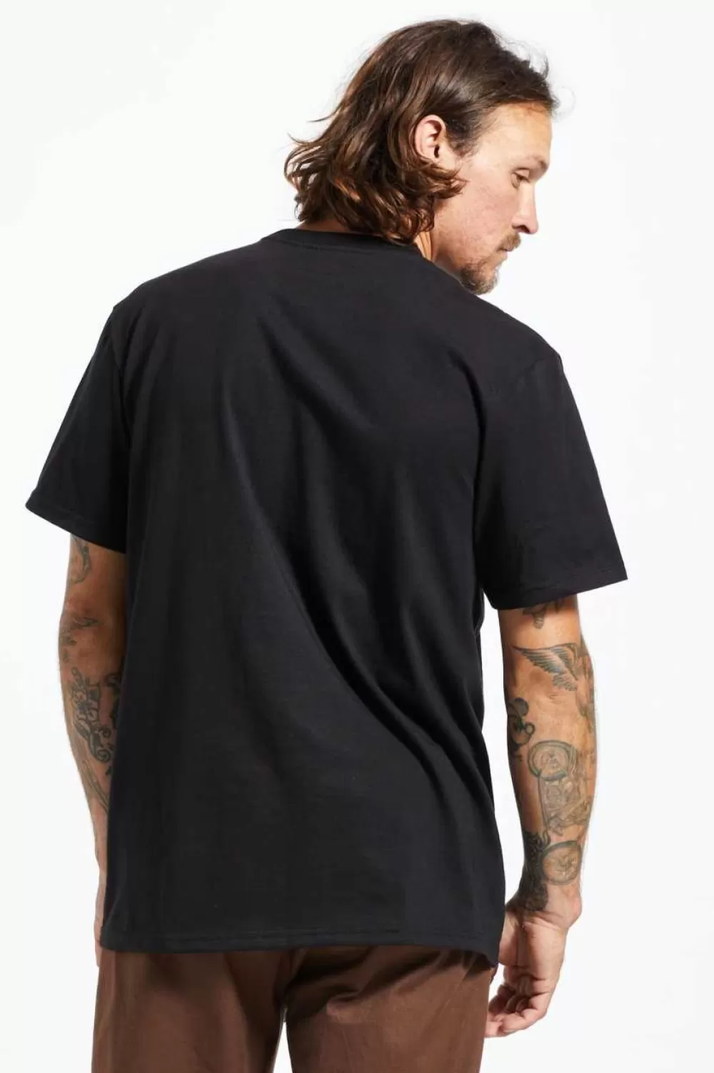 Maglietta Unisex Brixton Builders - Stagione Primavera/Estivo, Taglio Classico e Tessuto Resistente