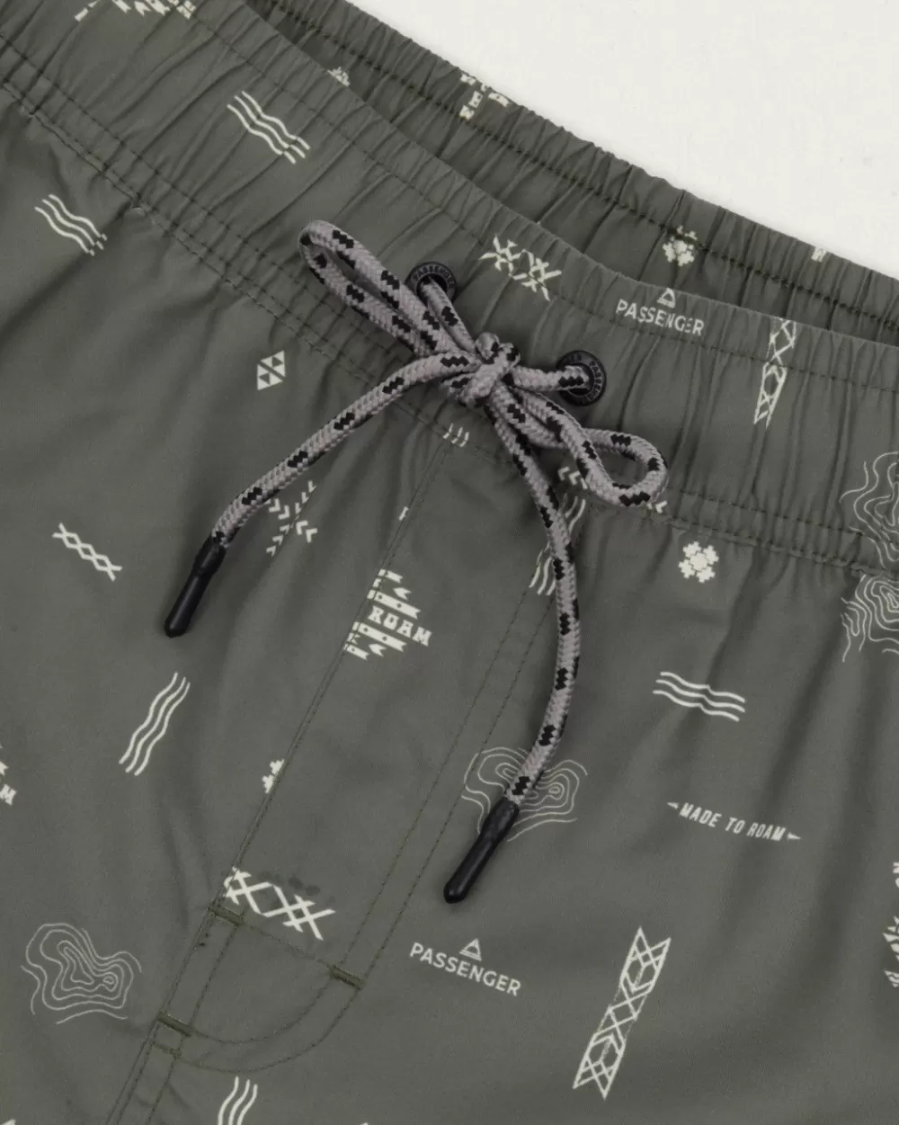 Floris van Bommel Pantaloncini Eco-Friendly California - Costume da Bagno Riciclato Premium con Design Unico