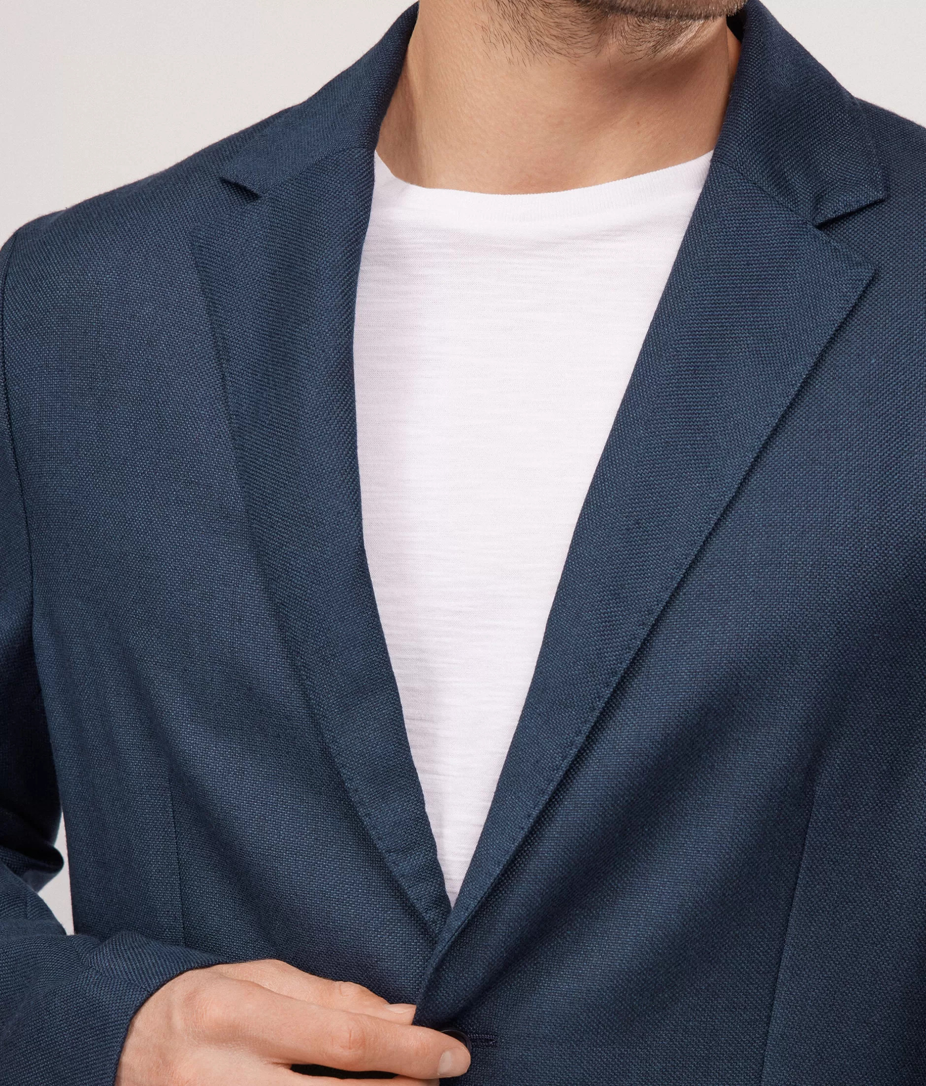 Falconeri Giacca Stagionale in Cashmere e Seta Misto - Colore Blu Cielo Mod. 8019