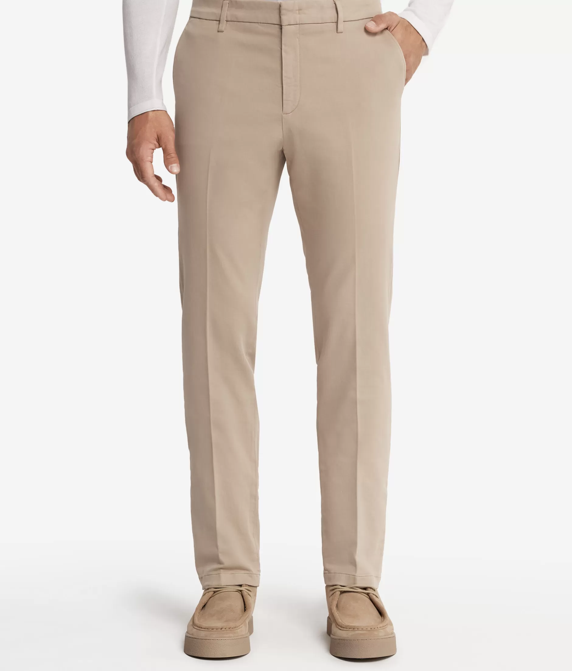 Falconeri Pantaloni Chino Classici - Colore Naturale Ref. 8954 (Confezione Doppia) - Comodi e Versatili per Tutto il Giorno 

[：，，，。SEO，。]