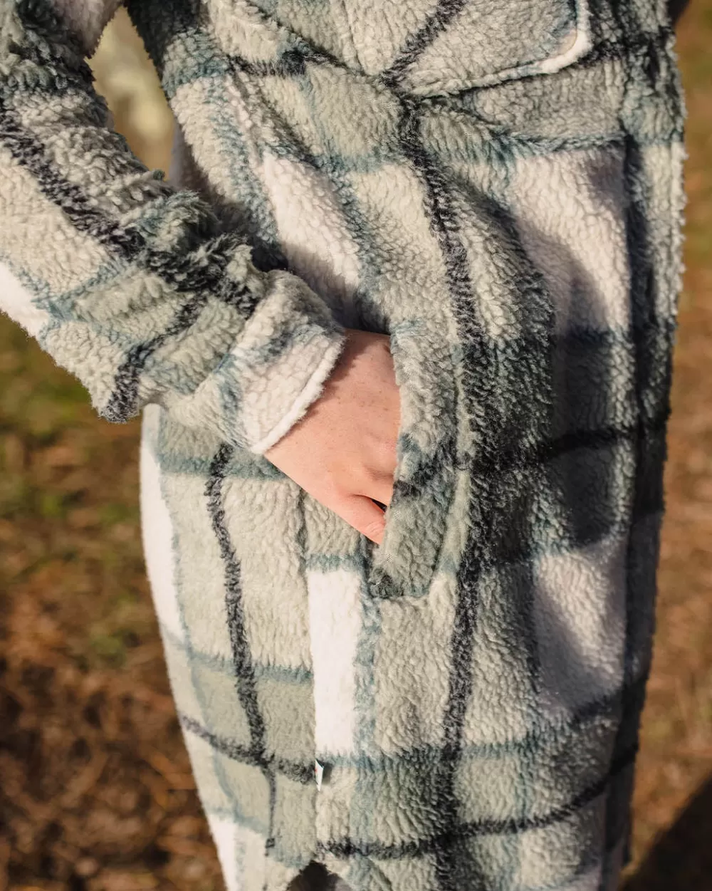 Maglione in Pile Sherpa Ecologico per Donna - Tessuto Spesso e Morbido con Effetto Nuvola, Ideale per il Freddo Intenso
