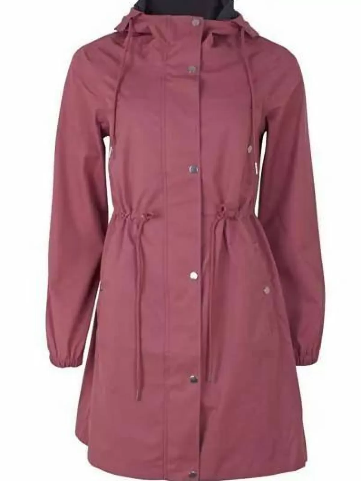 Impermeabile Elegante Rosa Antico di Dame Danefæ - Stile Danaalborg Vintage
