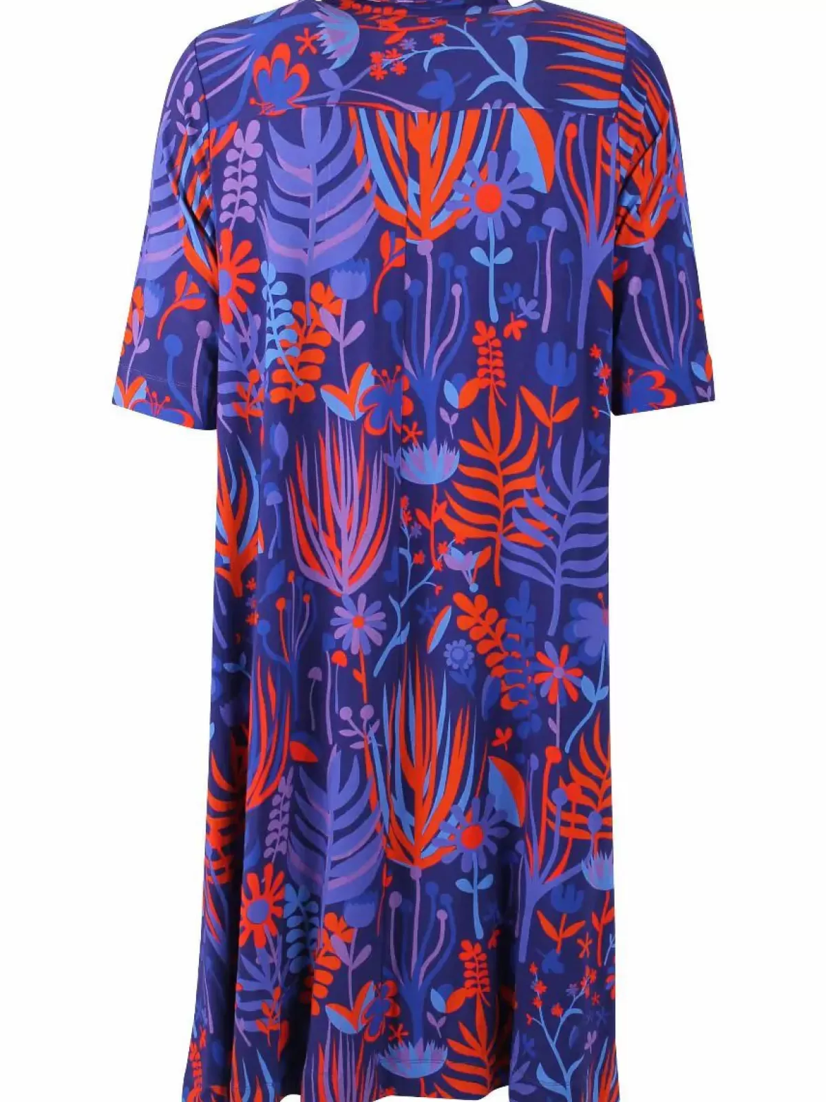 Abito Casual in Viscosa Dananemone Blu Marino Scuro - Collezione Walkabout by Dame Danefæ