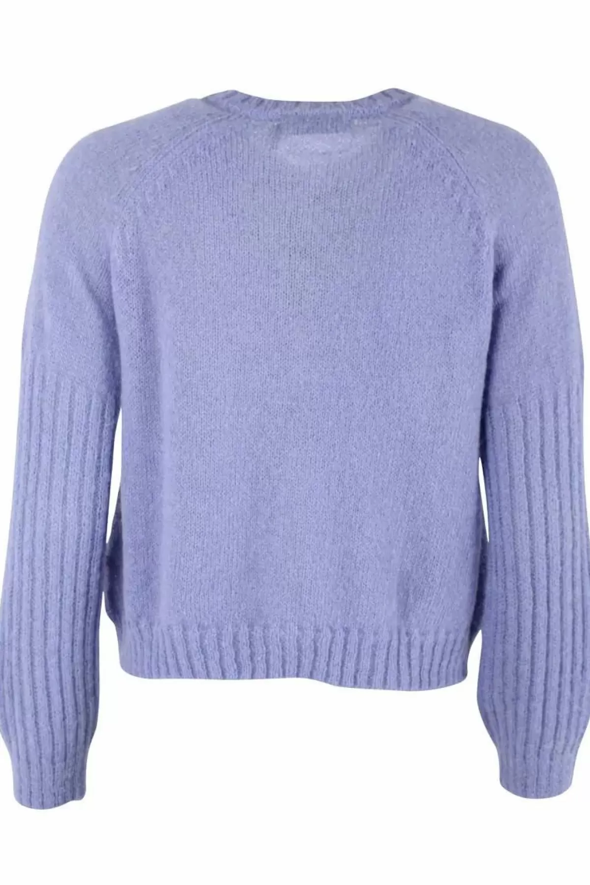 Cardigan Donna in Pura Lana Merinos Danarnaq - Tonalità Ghiaccio Viola by Dame Danefæ