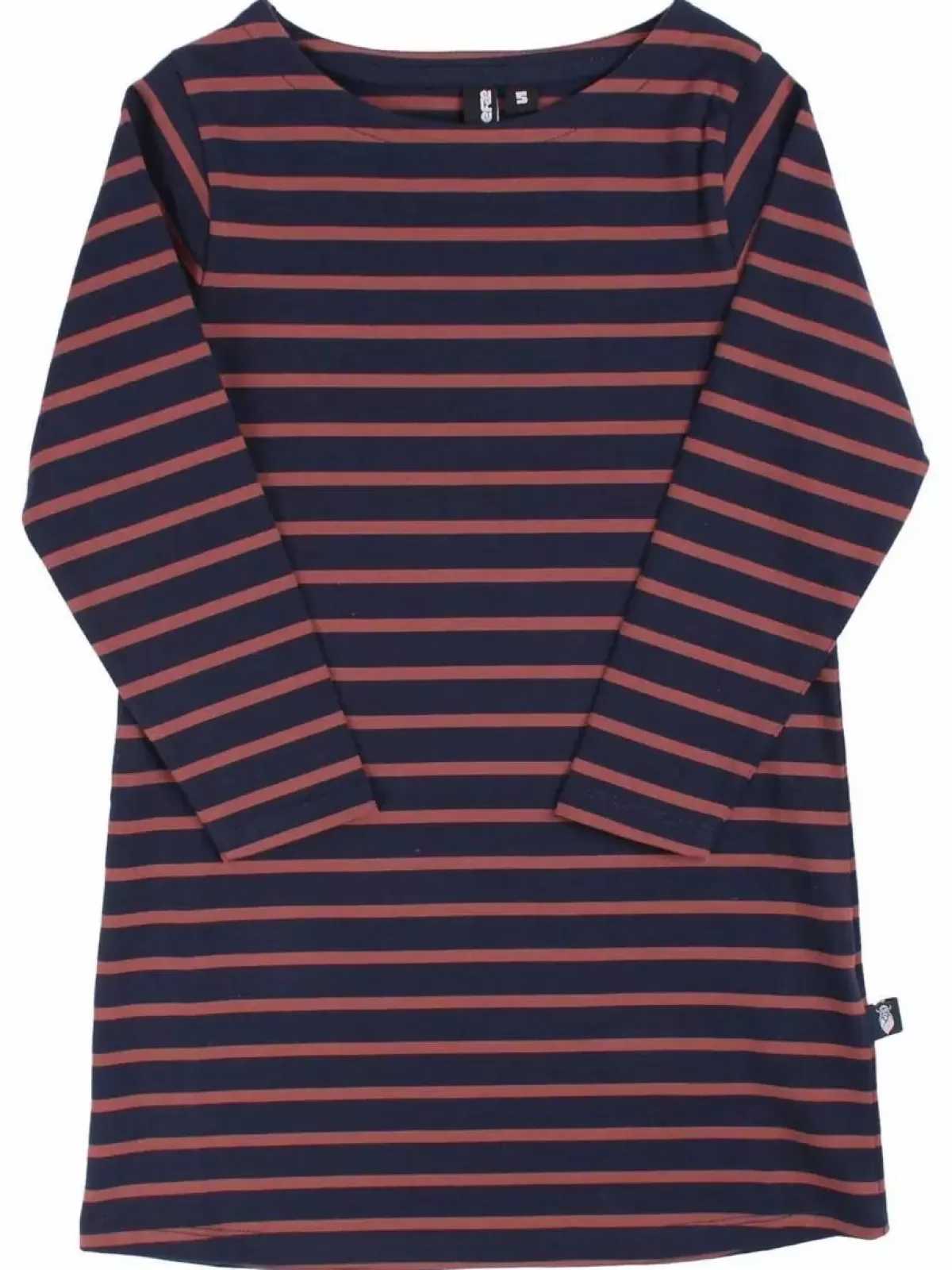 Danecaptain Vestito Elegante per Bambina - Blu Marino e Rosa Beige | Børn Danefæ Collezione Primavera