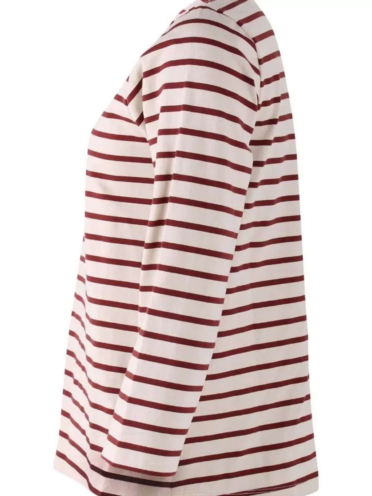 Maglietta Unisex in Cotone Spesso Dame Danefa Danecarribean - Bicolore Grigio Cenere/Bordeaux