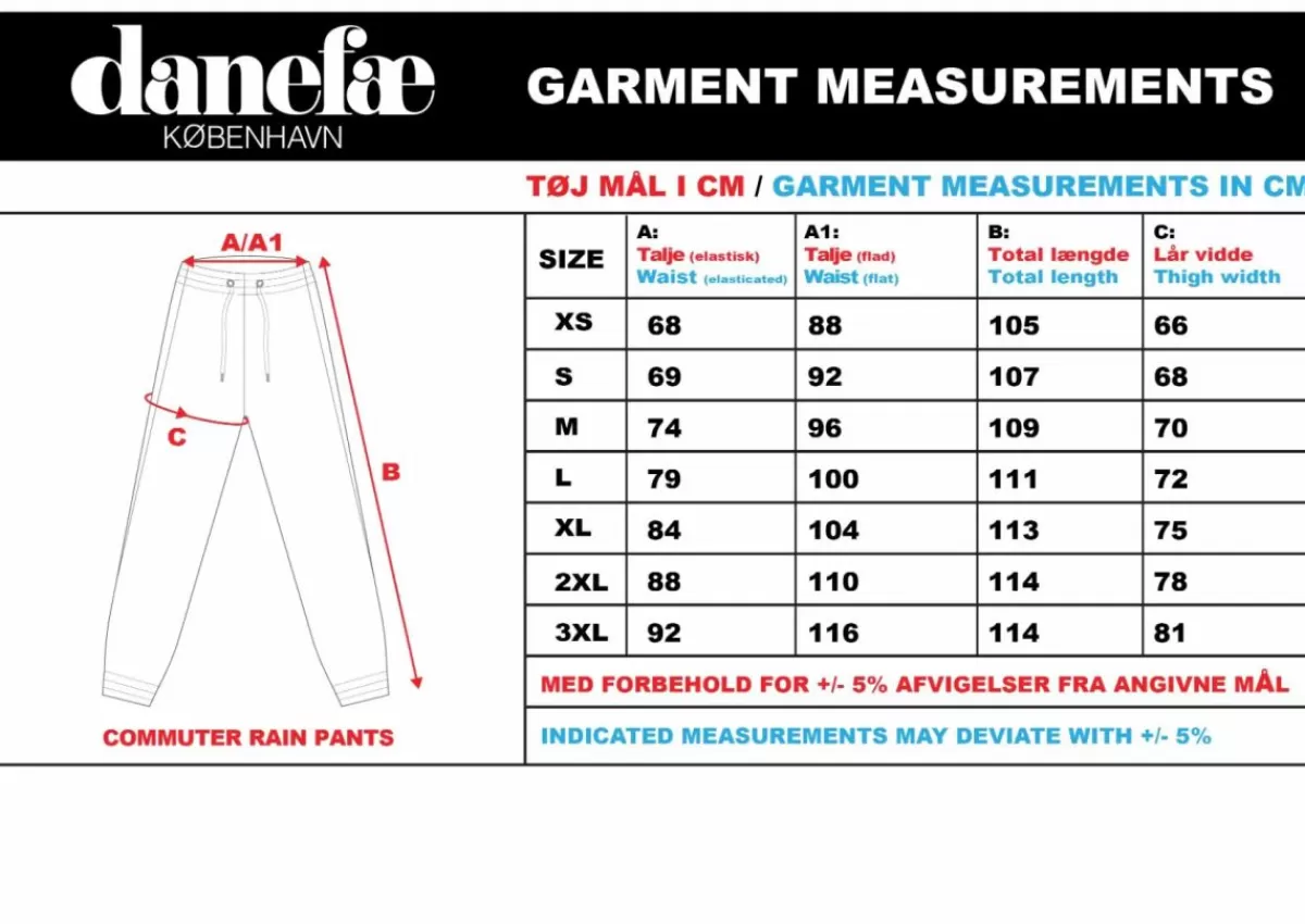 Pantaloni Impermeabili Dane Commuter Uomo Donna - Blu Scuro Antivento Traspiranti per Ciclismo Urbano