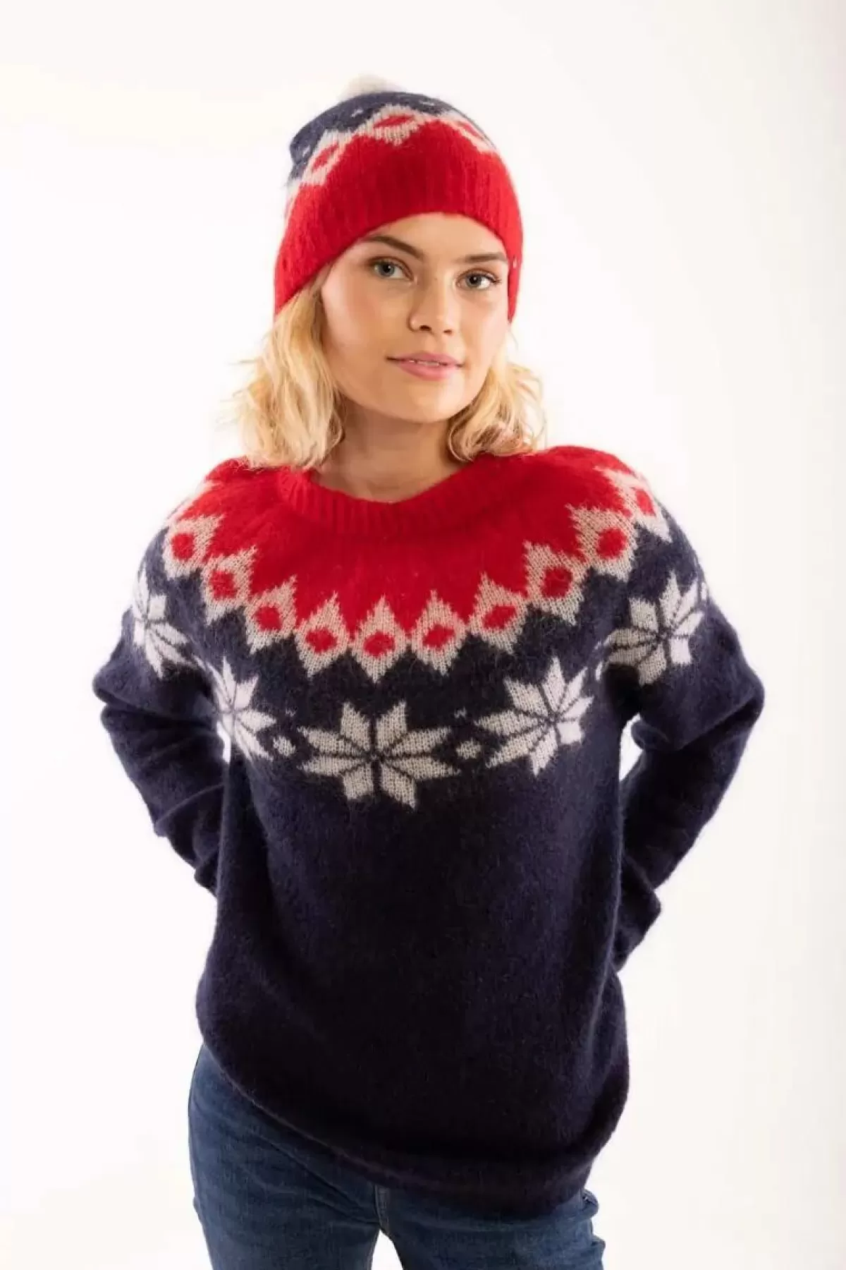 Maglione Elegante Donna Danefae Blu Marino - Collezione Danefield
