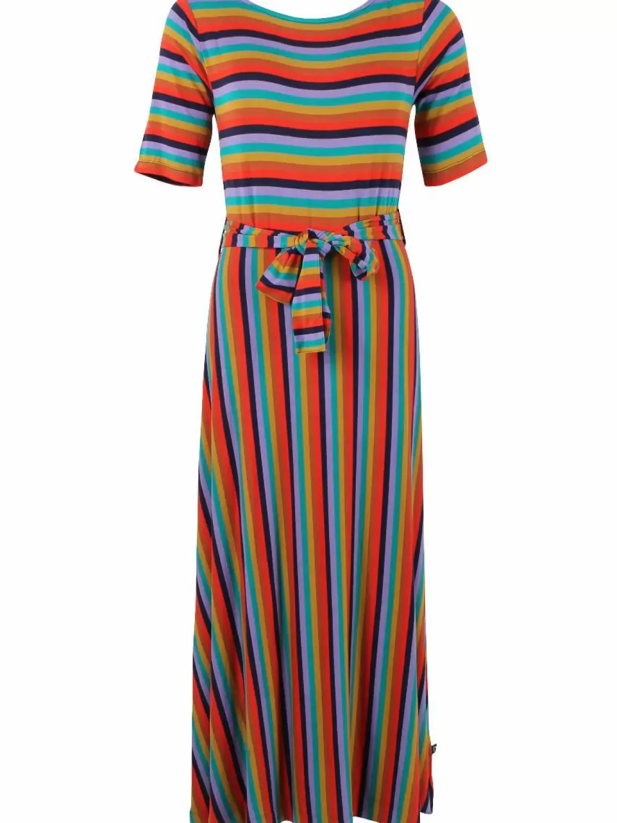 Abito Elegante in Viscosa con Riflessi Dorati - Collezione Warmglow di Dame Daneflora