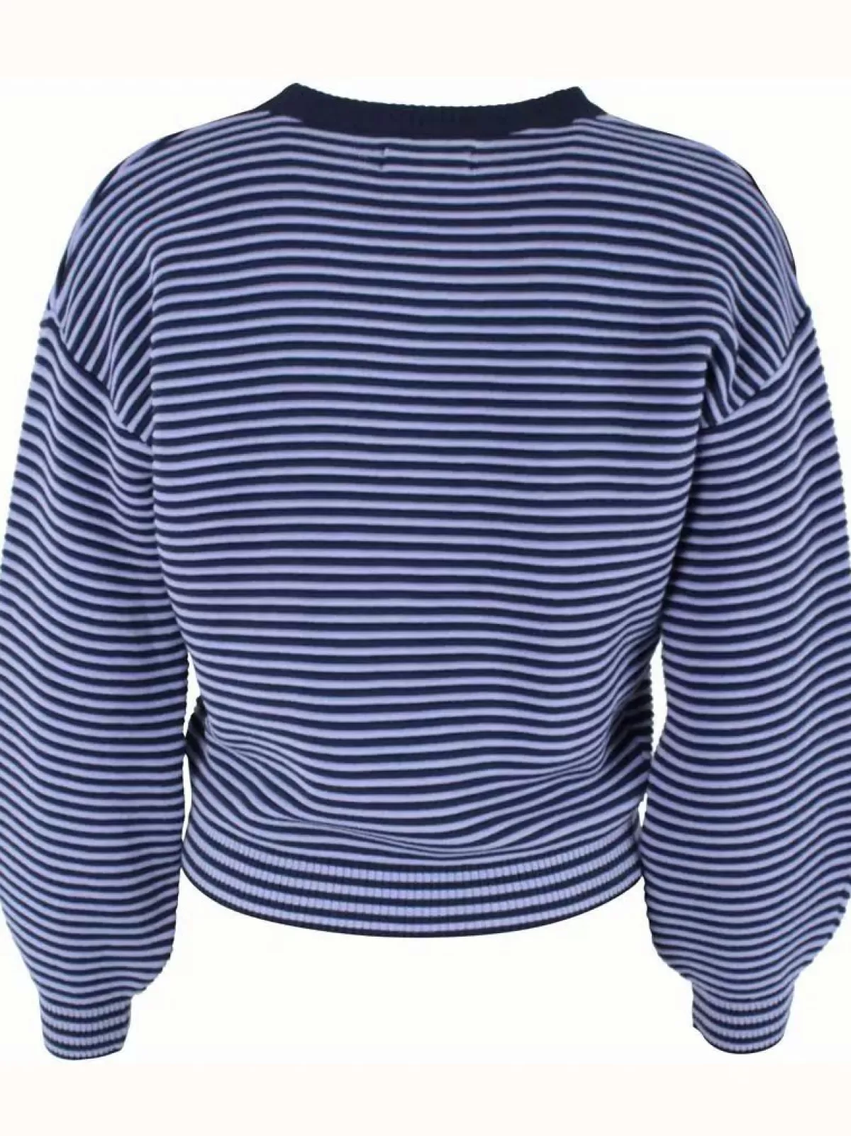 Maglione Donna Elegante in Uncinetto 3D Danegold - Lavorato a Maglia con Trama Avvolgente - Blu Notte e Viola Ghiaccio per Uno Stile Stagionale Unico