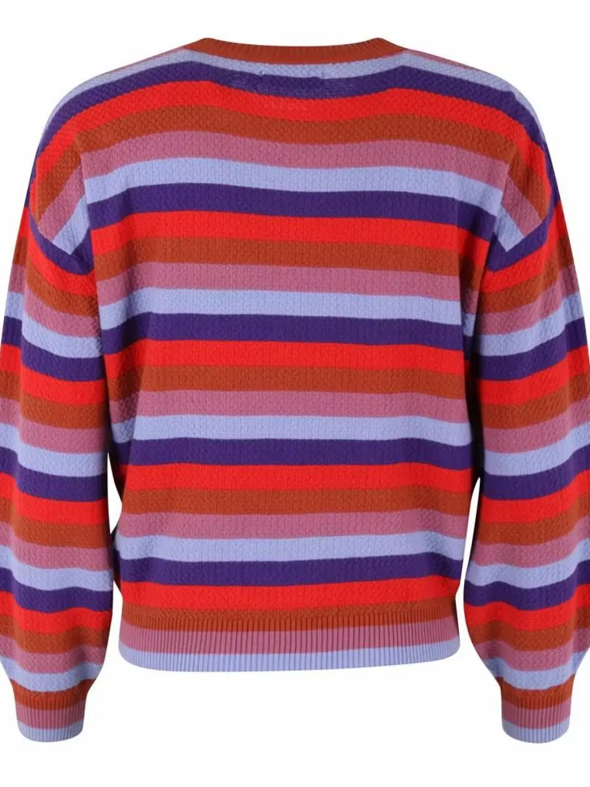 Dame Danefæ Maglione Elegante in Lavorazione a Maglia - Fantasia Multicolore con Tinta Unica, Confezione Danegold Perla