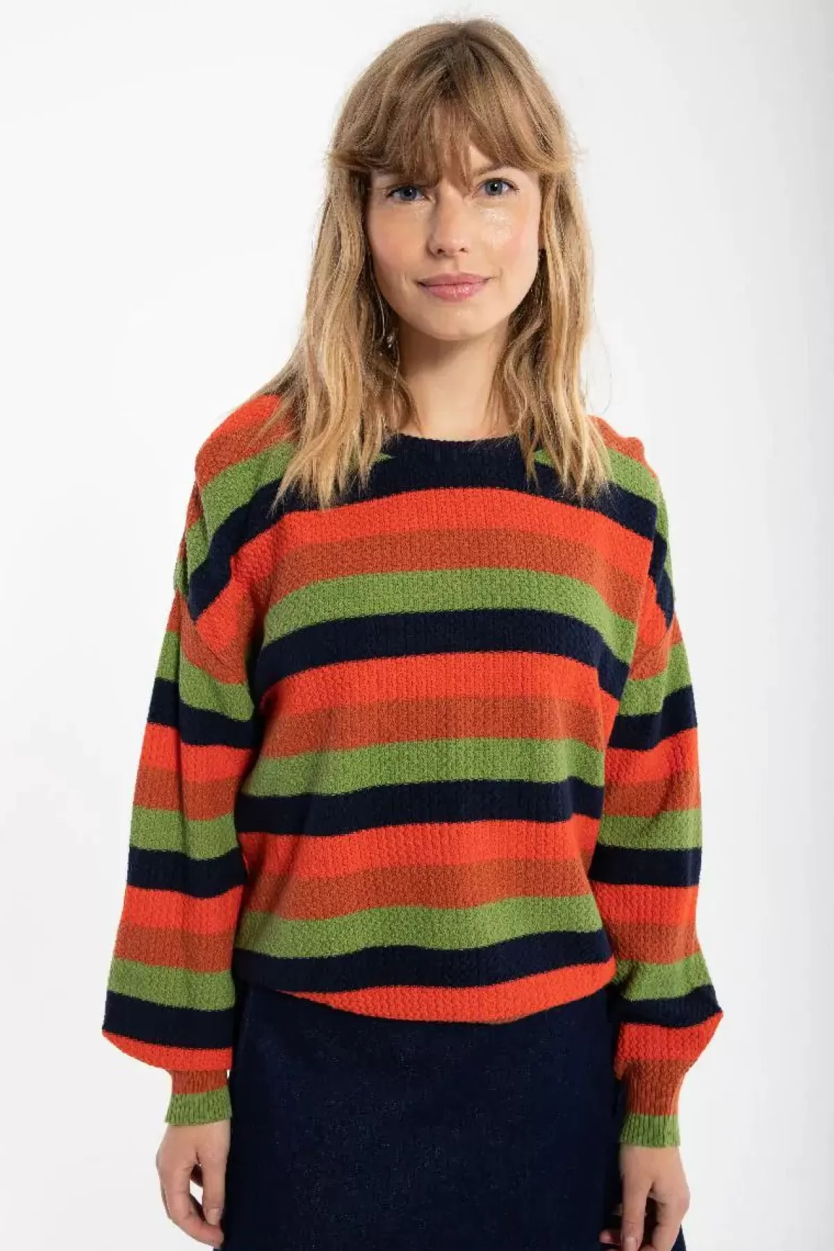 Maglione Autunno/Inverno Dame Danefa in Lana con Perle Danegold - Fantasia Multicolore e Design Elegante