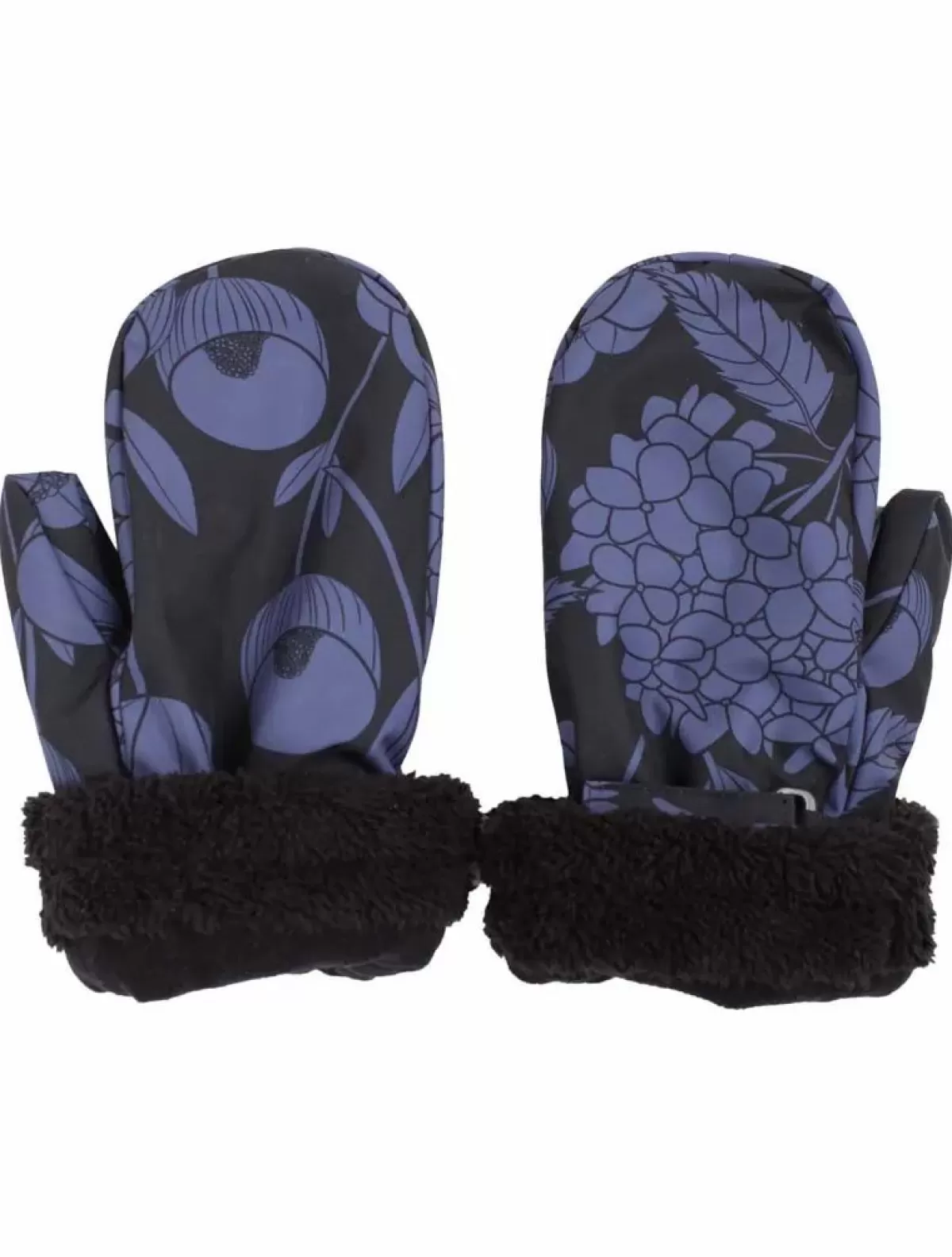 Guanti Invernali Danefæ Danehandy - Nero Ortensia, Design Esclusivo per Donna