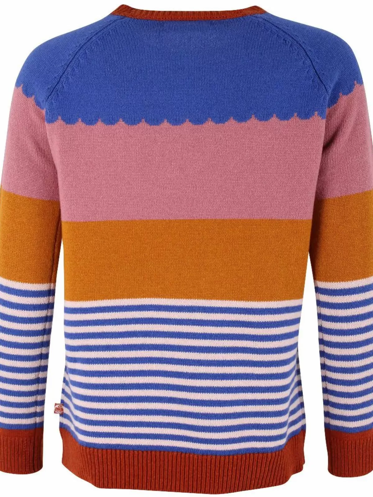 Maglione in Lana Dame Danefæ con Motivo Felice - Caldo Morbido Stile Scandinavo, Design Moderno per Comfort Giornaliero
