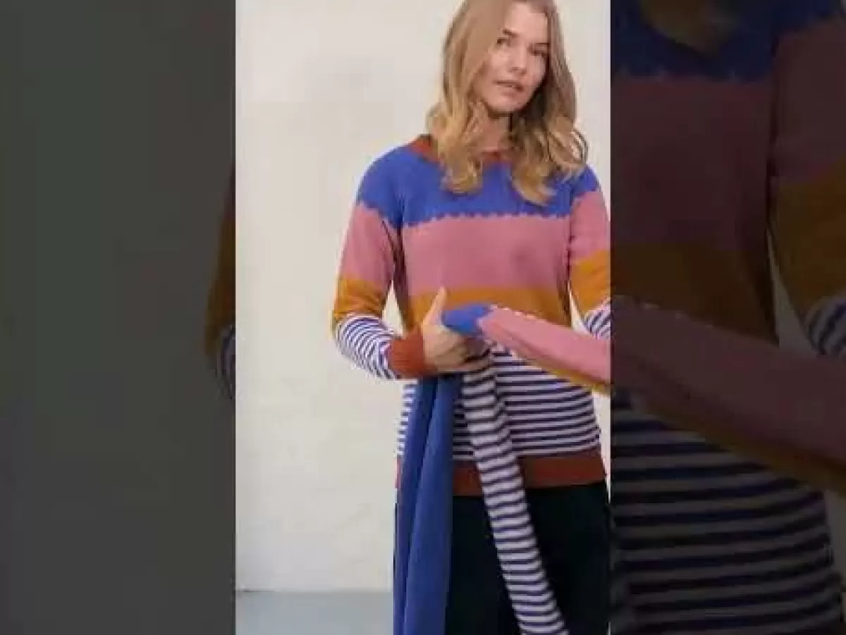 Maglione in Lana Dame Danefæ con Motivo Felice - Caldo Morbido Stile Scandinavo, Design Moderno per Comfort Giornaliero