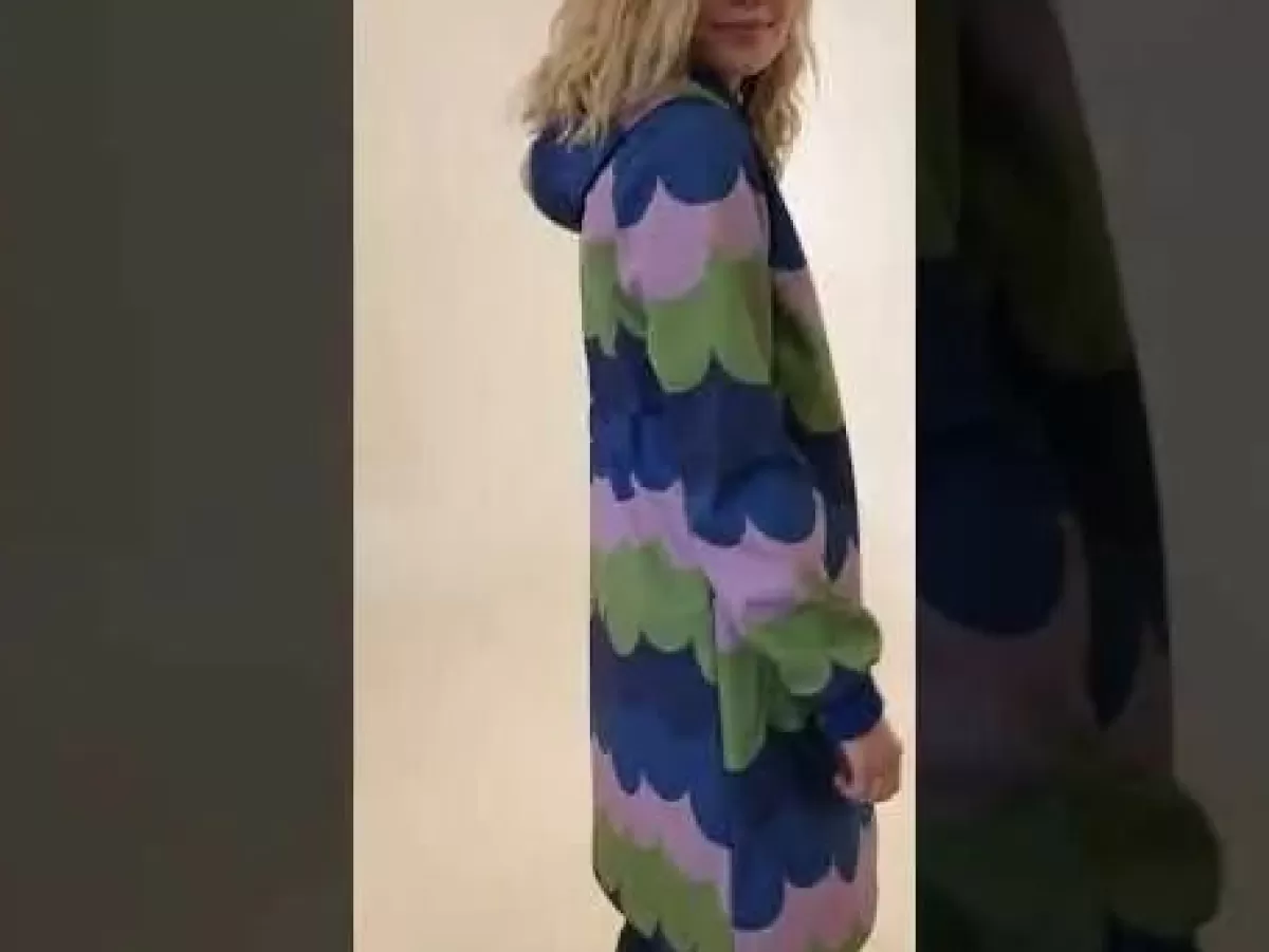 Dame Danefæ Danejane Giacca Softshell - Verde Oliva/Viola Chiaro con Effetto Nuvole Soffici