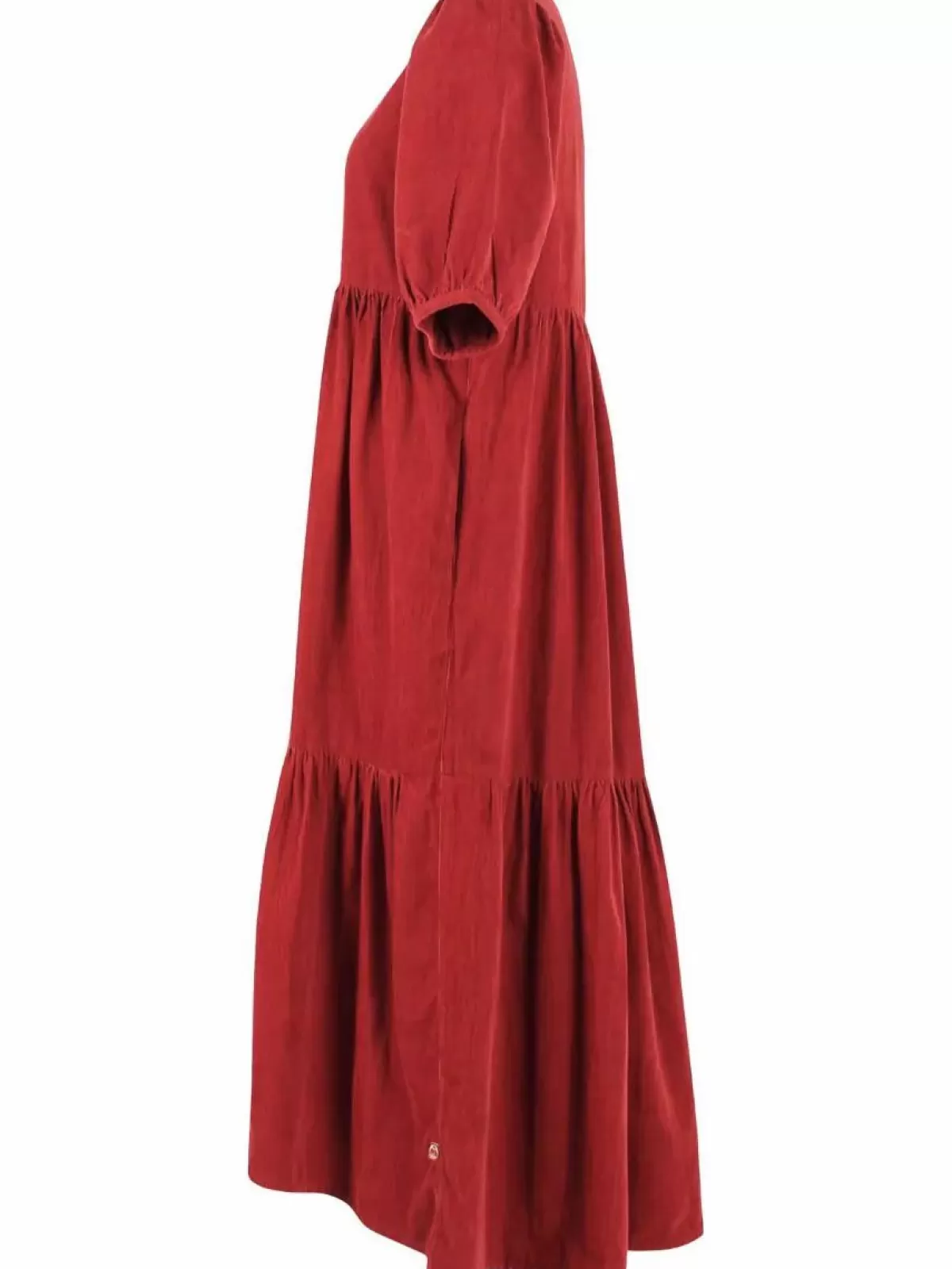 Dame Danefæ Danejuli - Abito in Tweed Elegante Rosa Antico con Scollo a V e Linea Femminile