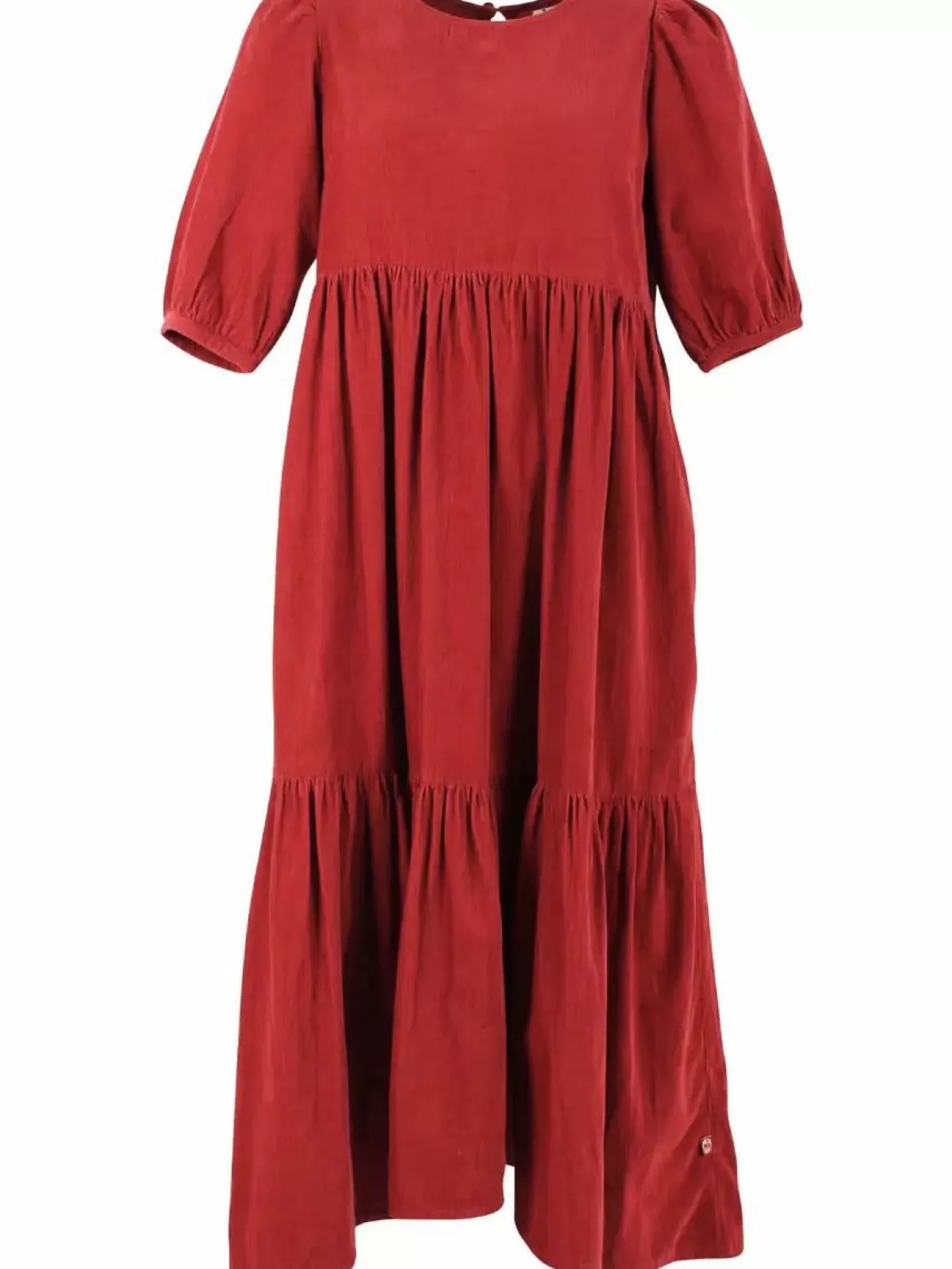 Dame Danefæ Danejuli - Abito in Tweed Elegante Rosa Antico con Scollo a V e Linea Femminile
