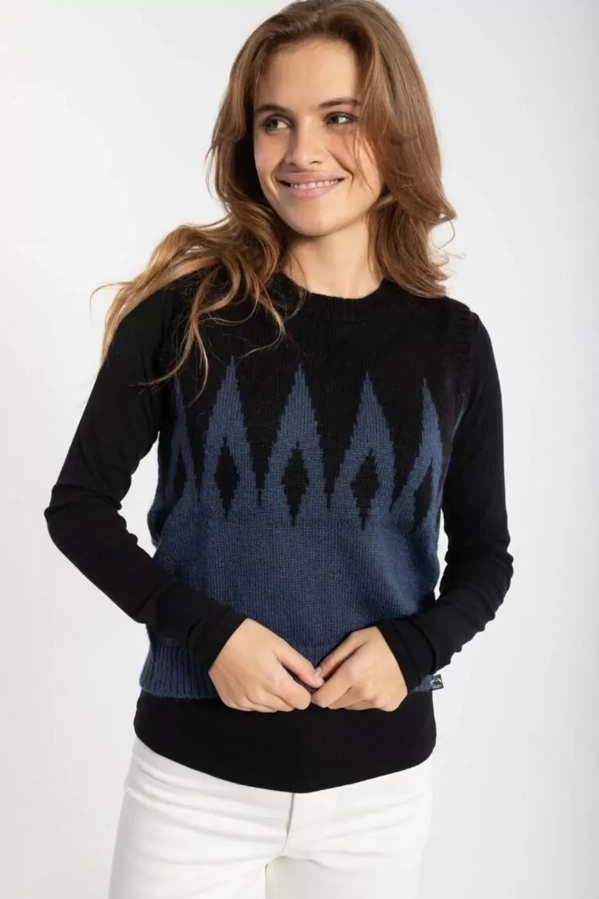 DaneKlaksvik Giubbotto Impermeabile Termico con Cappuccio - Nero/Blu Marino