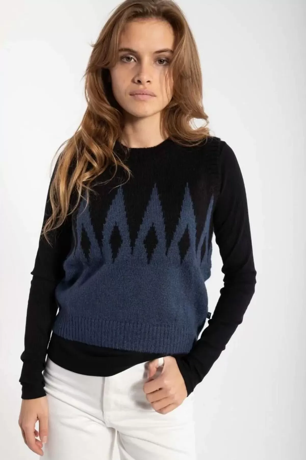 DaneKlaksvik Giubbotto Impermeabile Termico con Cappuccio - Nero/Blu Marino