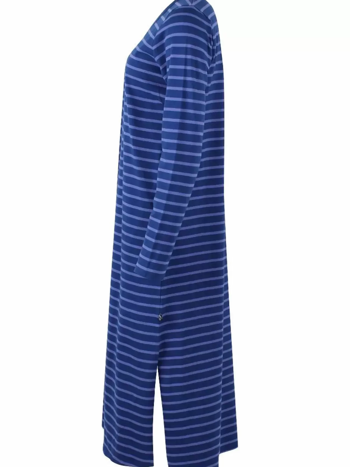 Dame Danefæ Abito Elegante Danelea - Blu Marino Intenso con Riflessi Viola, Doppia Tonalità per Collezione Primavera