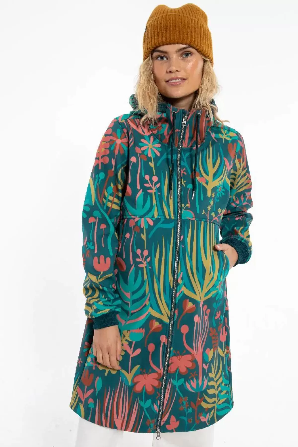 Dame-Danefæ Daneline: Giacca Softshell Impermeabile per Escursionismo, Tonalità Grigio Anatra Scuro