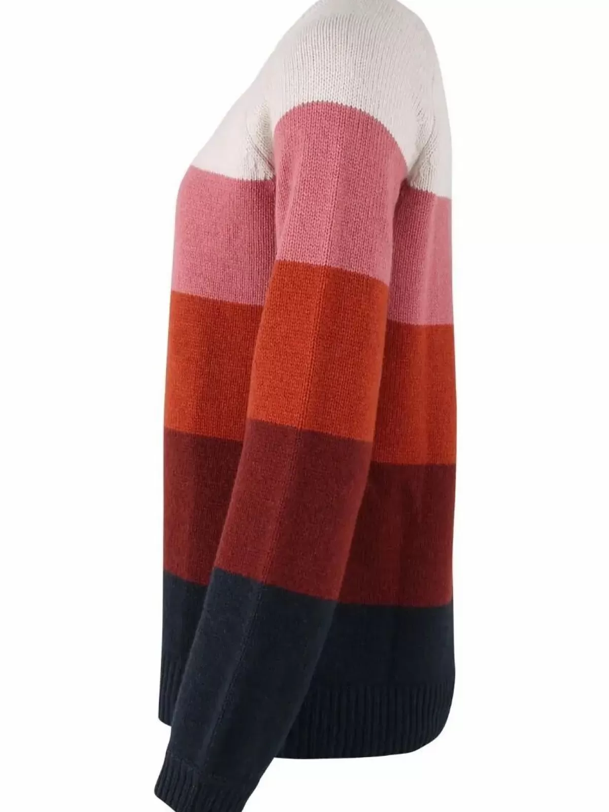 Dame Danefæ - Danelisa Maglione Invernale in Lana Pregiata, Fantasia Multicolor con 4 Tonalità, Confortevole ed Elegante