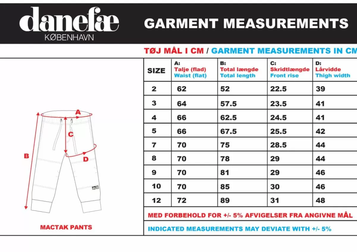 Denim Casual Danefæ x Danemactak Jeans Bambini - Pantaloni Resistenti con Design Moderno per Giovani Esploratori