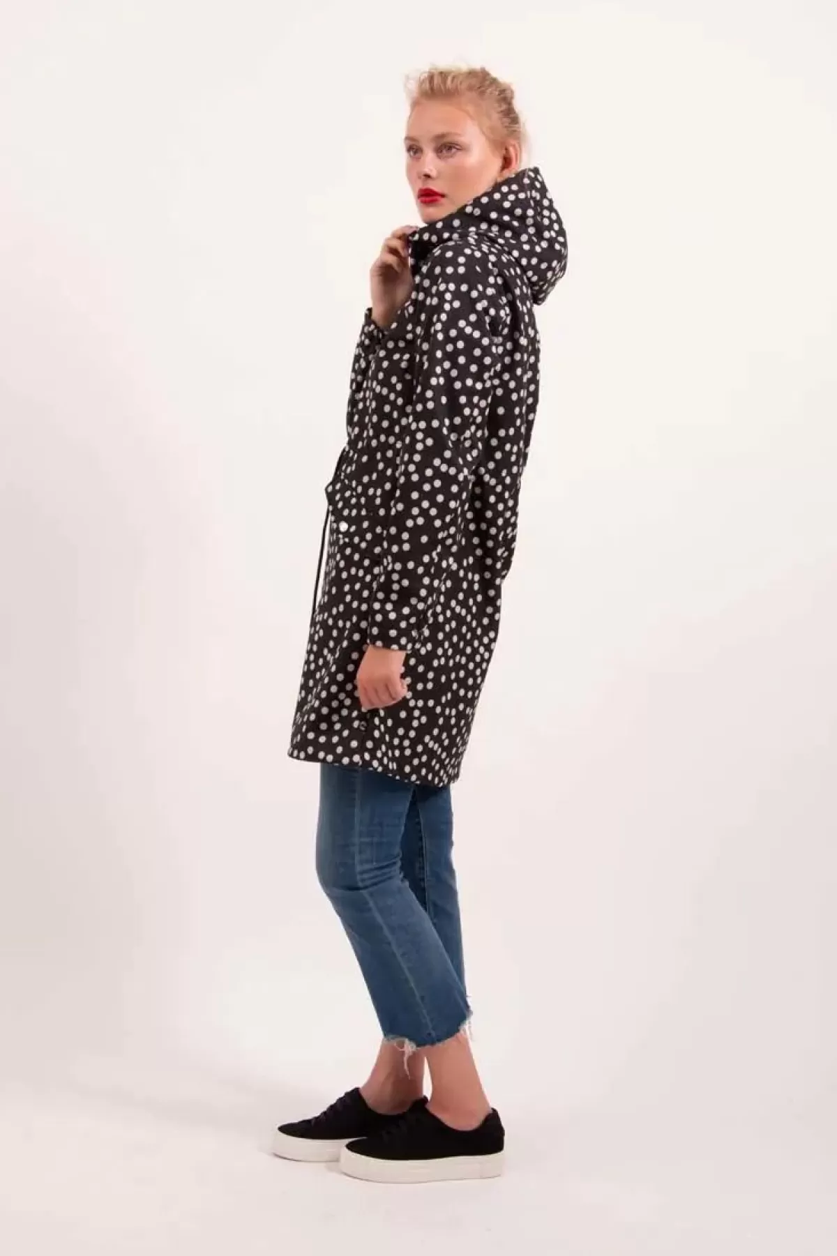 Pantaloni Termici Danemarianne Softshell Nero/Avorio con Rivestimento Impermeabile - Collezione Dame Danefæ