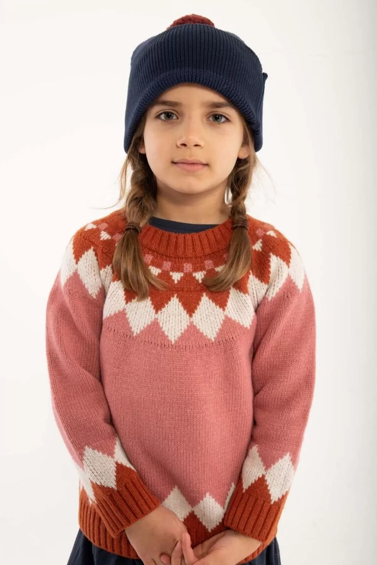 Berretto Invernale Danemoon Unisex - Blu Navy, Marino e Bordo - Copricapo Morbido in Lana