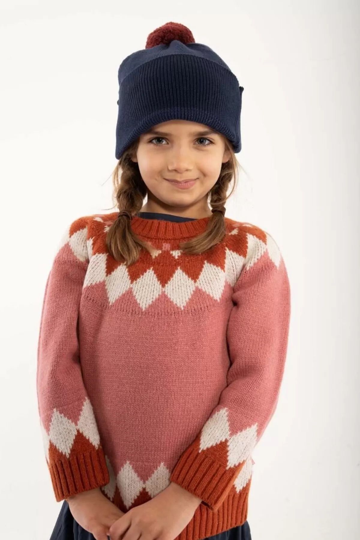 Berretto Invernale Danemoon Unisex - Blu Navy, Marino e Bordo - Copricapo Morbido in Lana