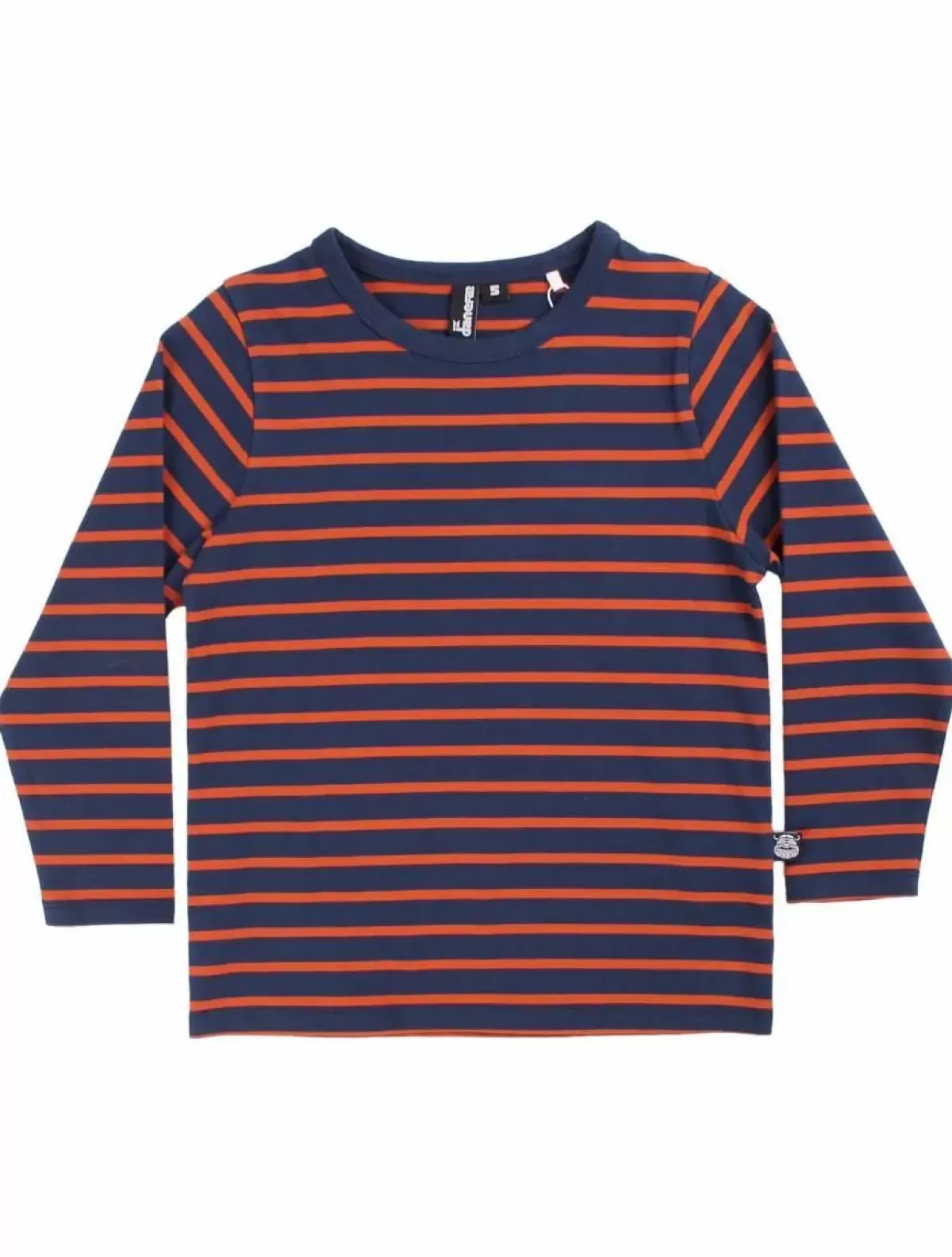 Børn Danefæ - Maglietta Casual con Stile Marinaresco, Blu Navy/Rosso Mattone per Giovani Esploratori

(，，，，，)