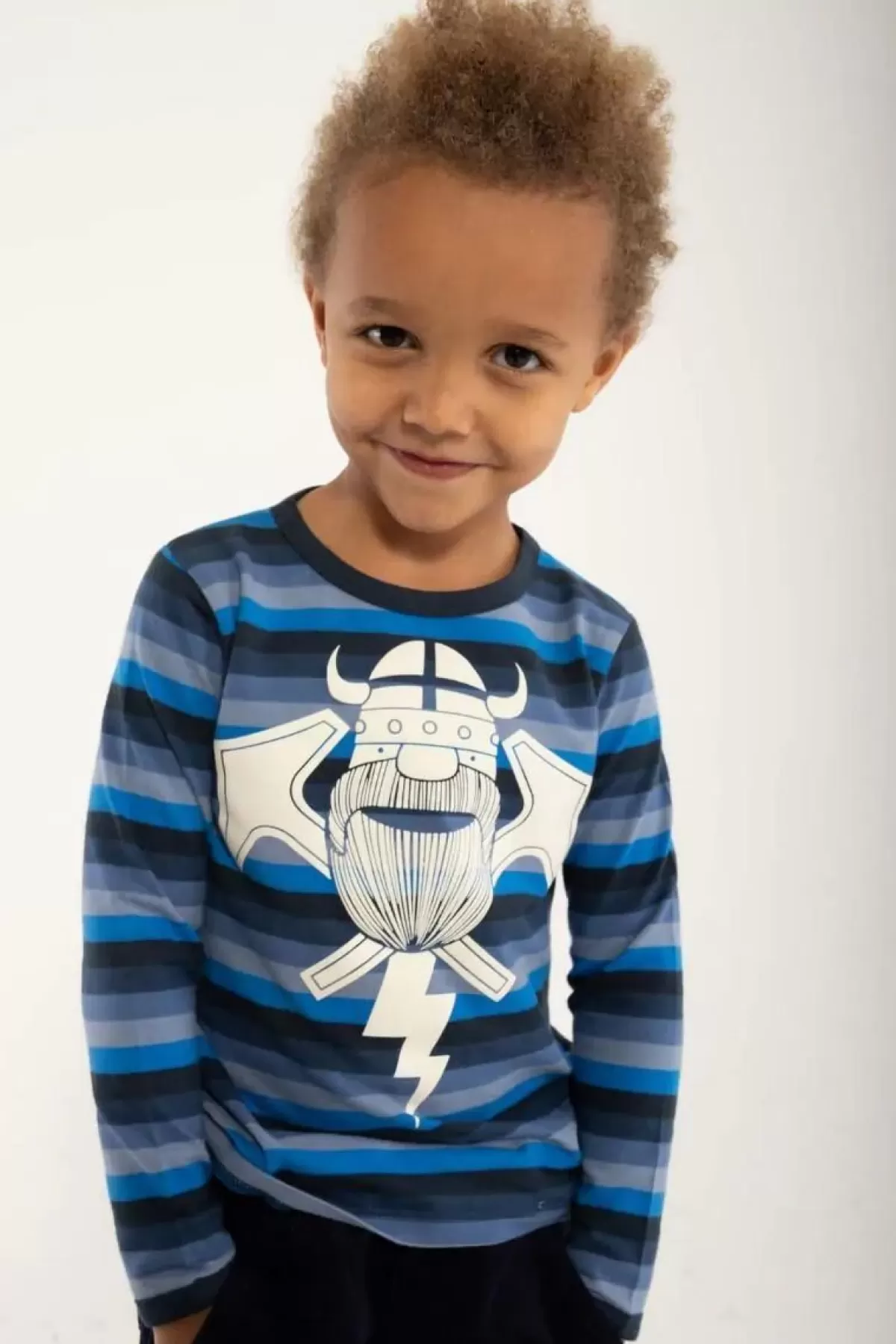 Maglietta Bambini Danefæ Danesophus - Design Esclusivo Liseleje con Motivo Thorbolt