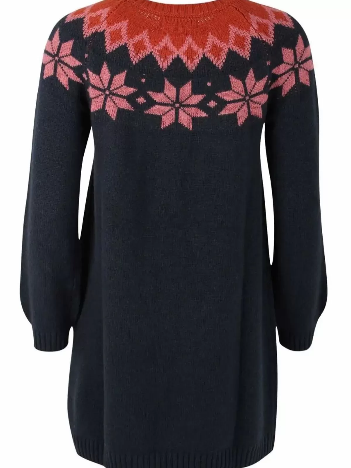 Abito Maglione in Lana Danefæ - Blu Notte, Rosa Antico e Terracotta | Moda Donna Autunno/Inverno