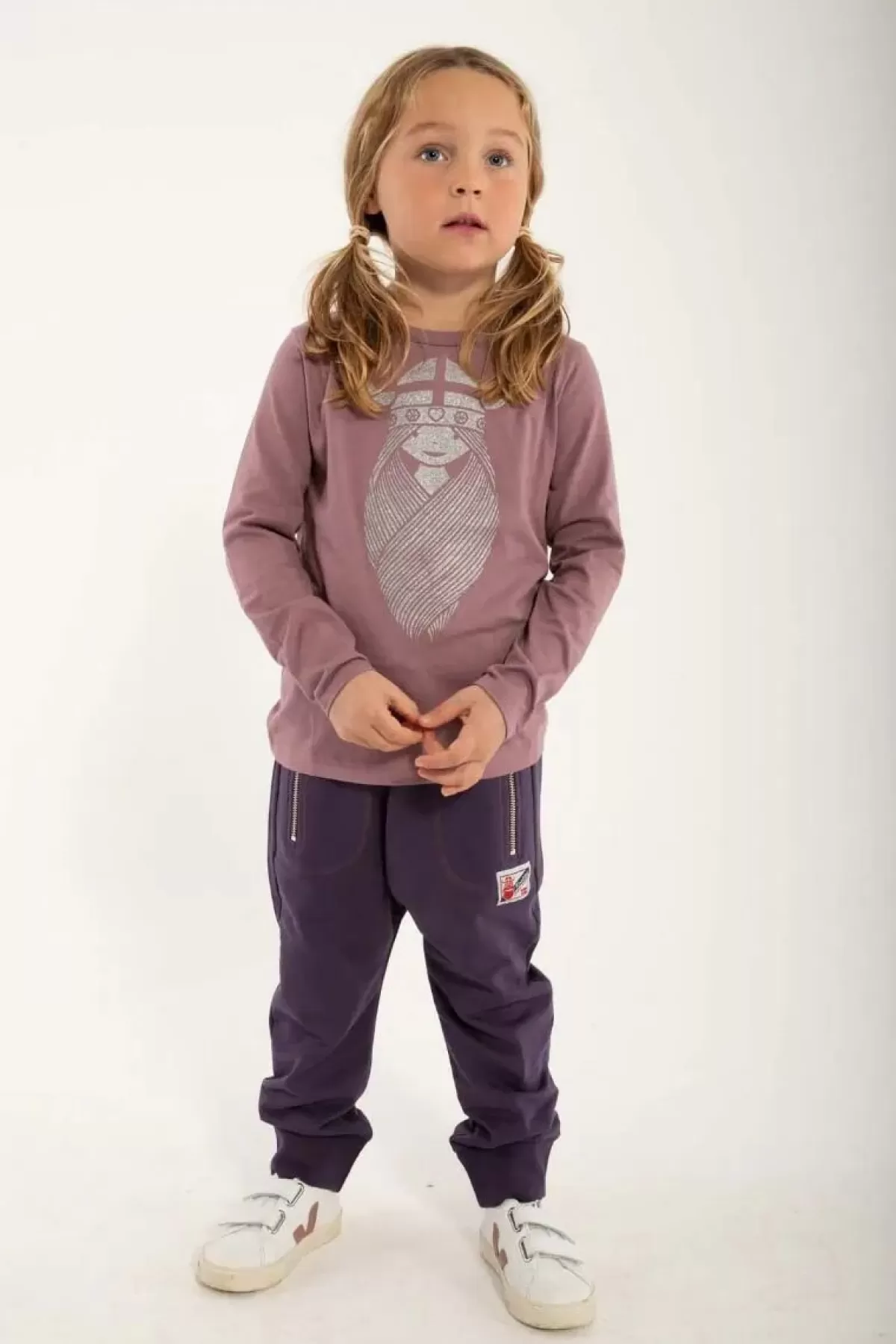 Pantaloni Comodi Danefæ per Bambini - Nero Malva, Moda Primavera 2024 con Design Danese