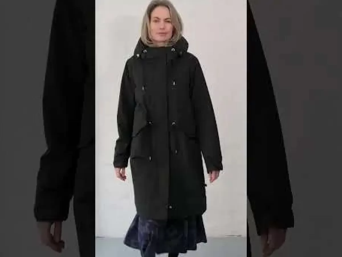 Giubbotto Termico Invernale Nero Impermeabile - Collezione Danesvaneke per Donna
