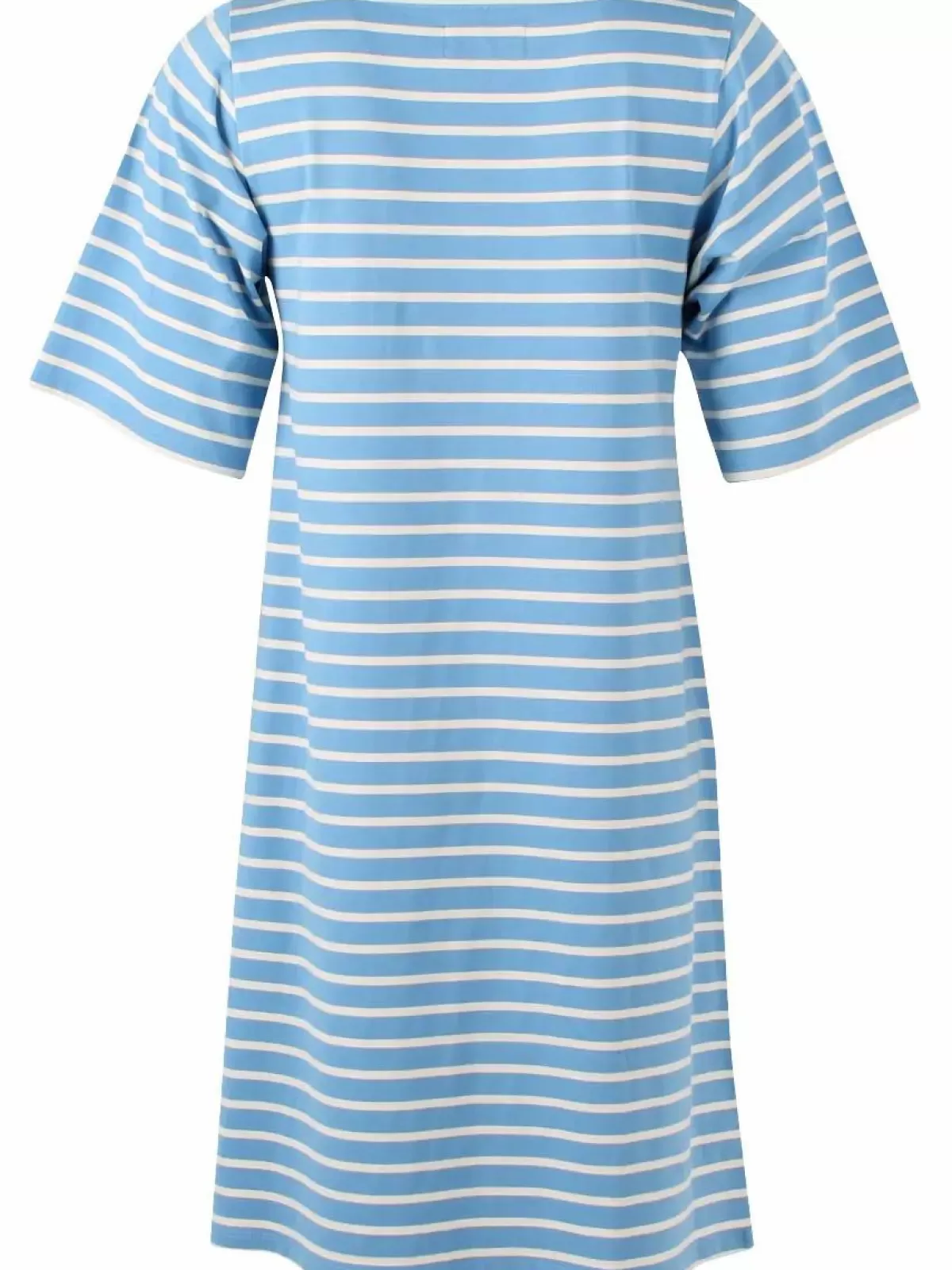 Abito Danetrinidad in Tonalità Ghiaccio - Vestito Casual con Accenti Gessati di Dame Danefæ