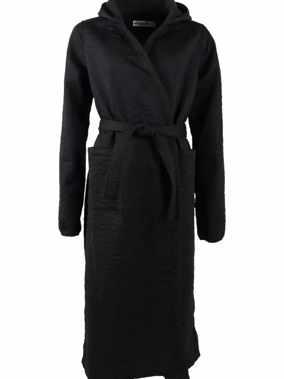 Abito Elegante Ispirato ai Vichinghi Danefæ Donna - Foglia Scura con Design Avvolgente