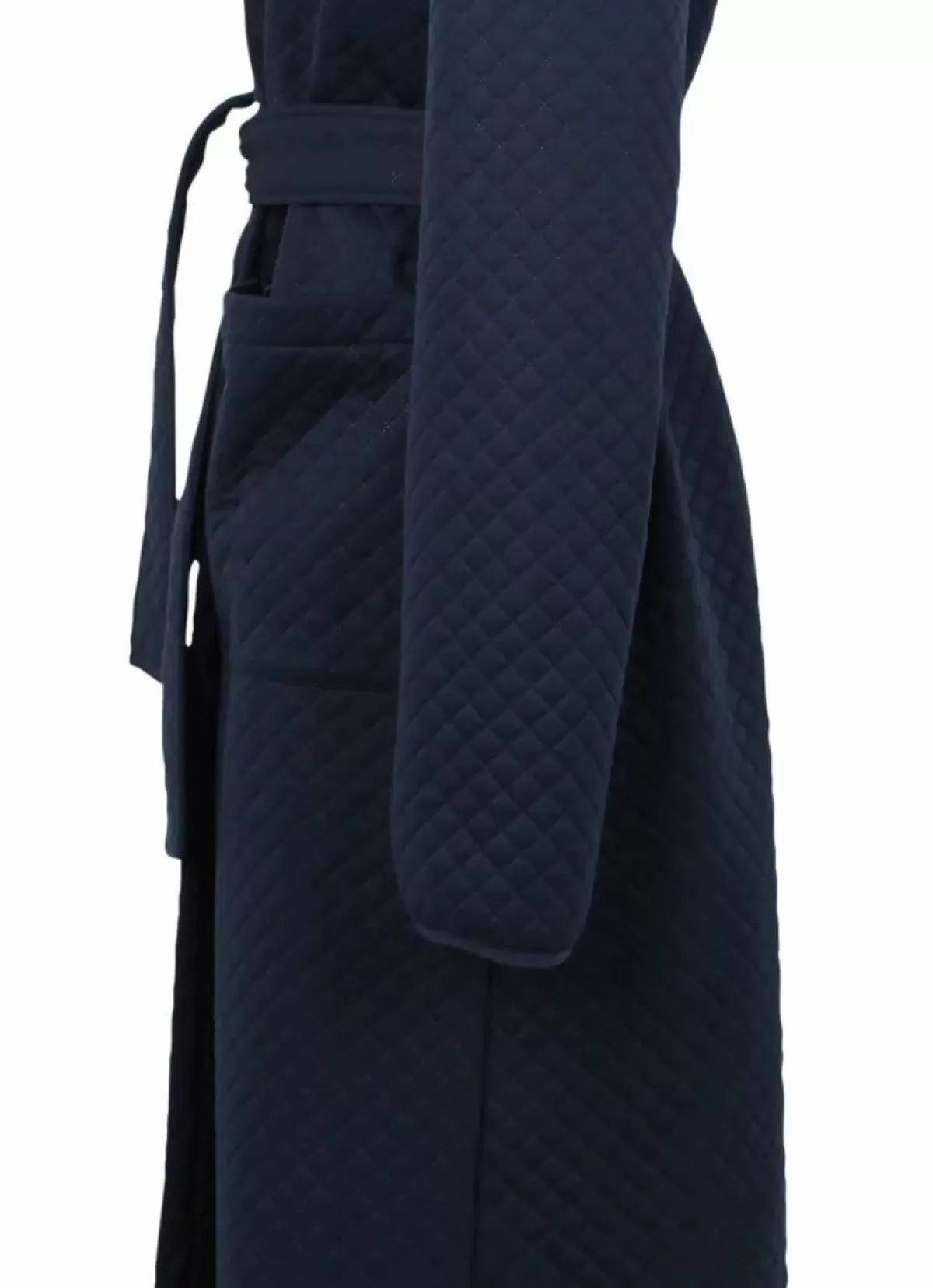 Veste Elegante Dan Viking con Cappuccio - Blu Notte Opaco per Donna