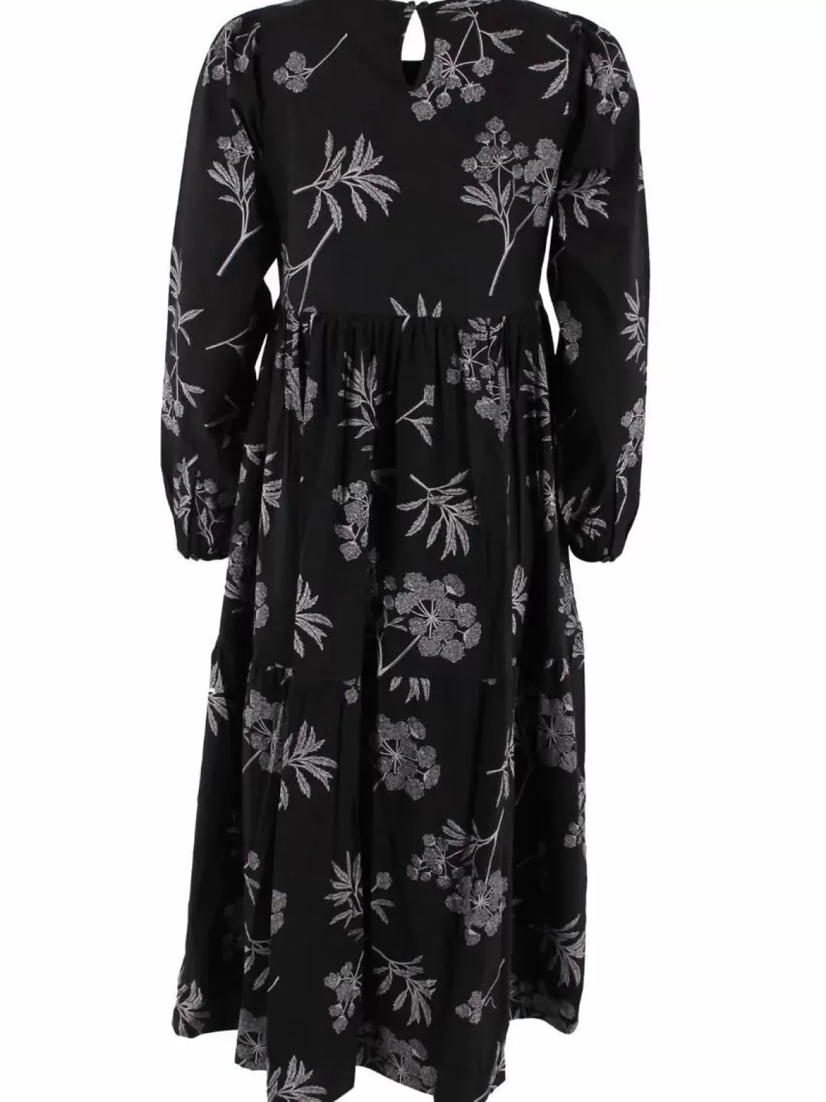 Abito Elegante Dame Danefæ Danoktober - Nero Gesso con Tocco Hemlock