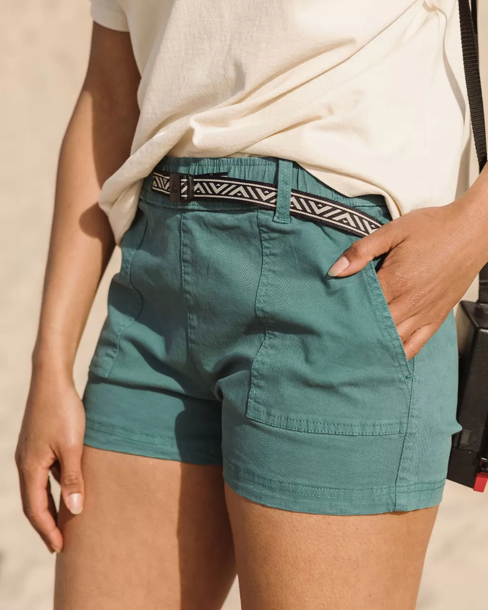 Shorts Corti in Cotone Organico per Donna - Passenger Del Sur, Comodi e Eco-Friendly