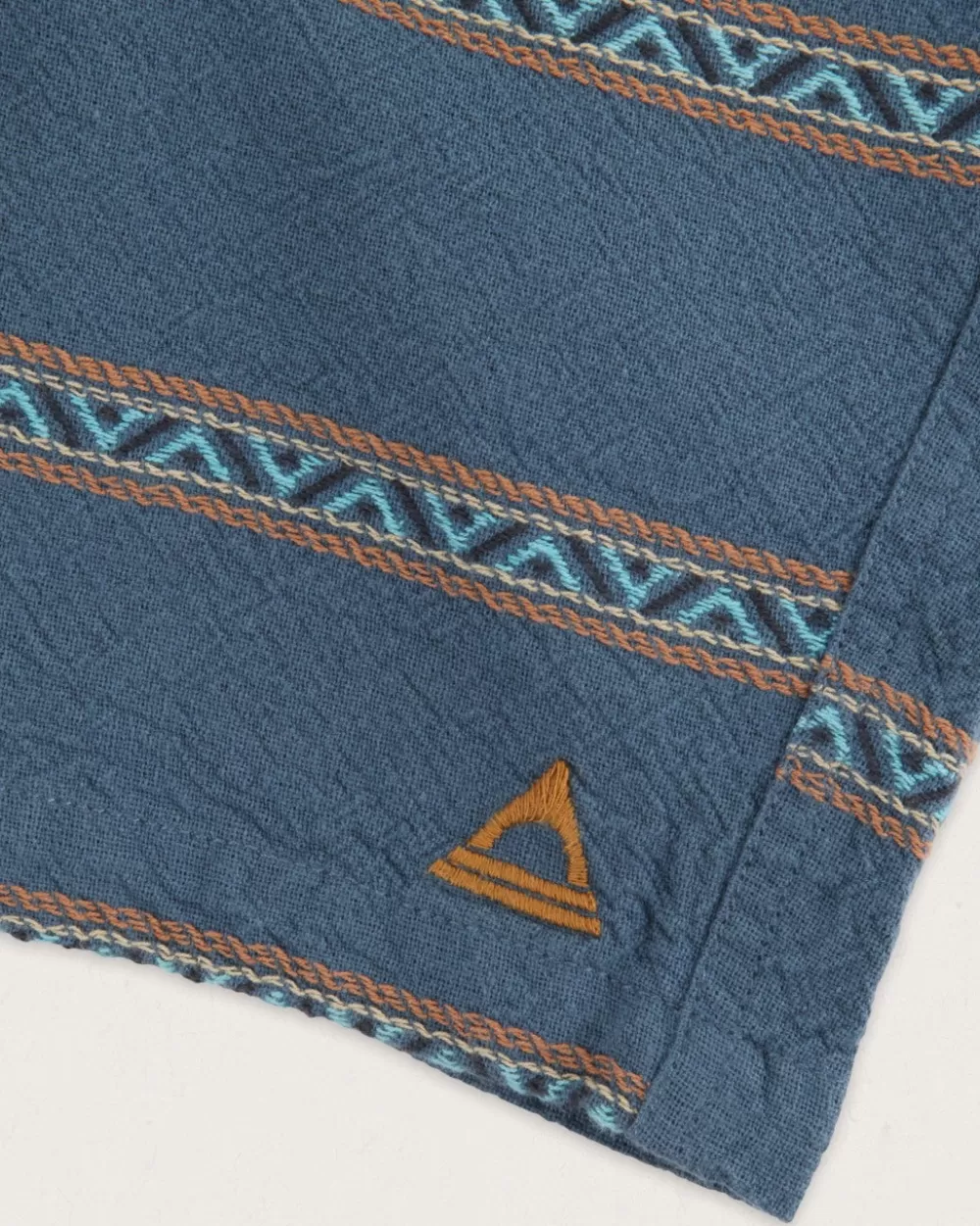 Floris van Bommel Pantaloncini Estivi in Cotone Organico Jacquard - Modello Drifter con Tessitura Artigianale