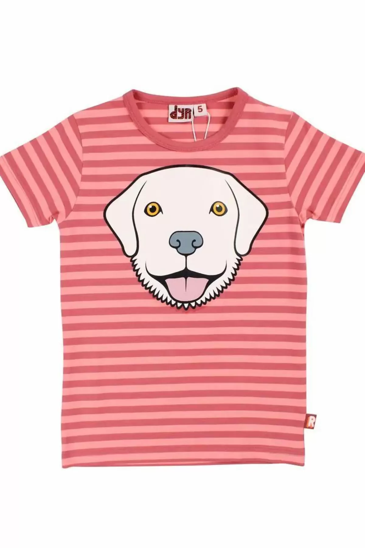 Maglietta Danefæ Junior con Stampa Animale - Design All Over Rosa Corallo per Cuccioli Vivaci 

(Note: The Italian version retains brand elements while incorporating natural phrasing variations. 