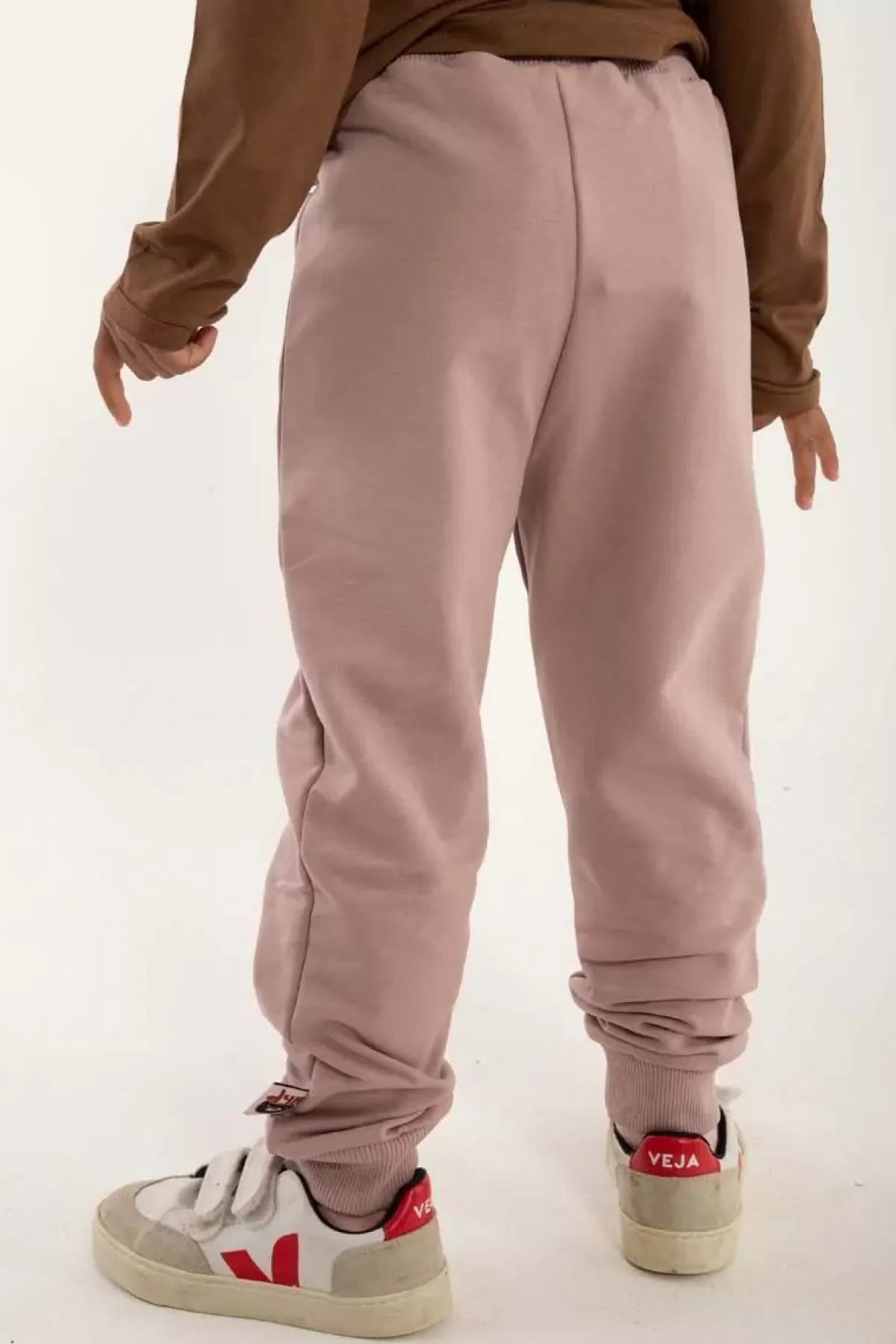 Pantaloni Jogger Rosa Antico Danefæ per Bambini - Linea Dyrhiss Collection