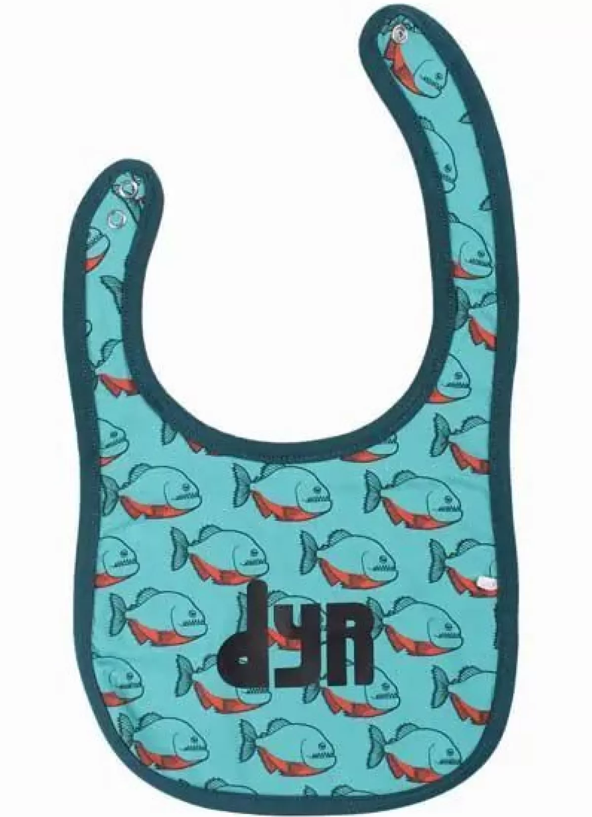 Bavaglino Morbido Neonato Inverno Piscina Ghiacciata con Design Piranha